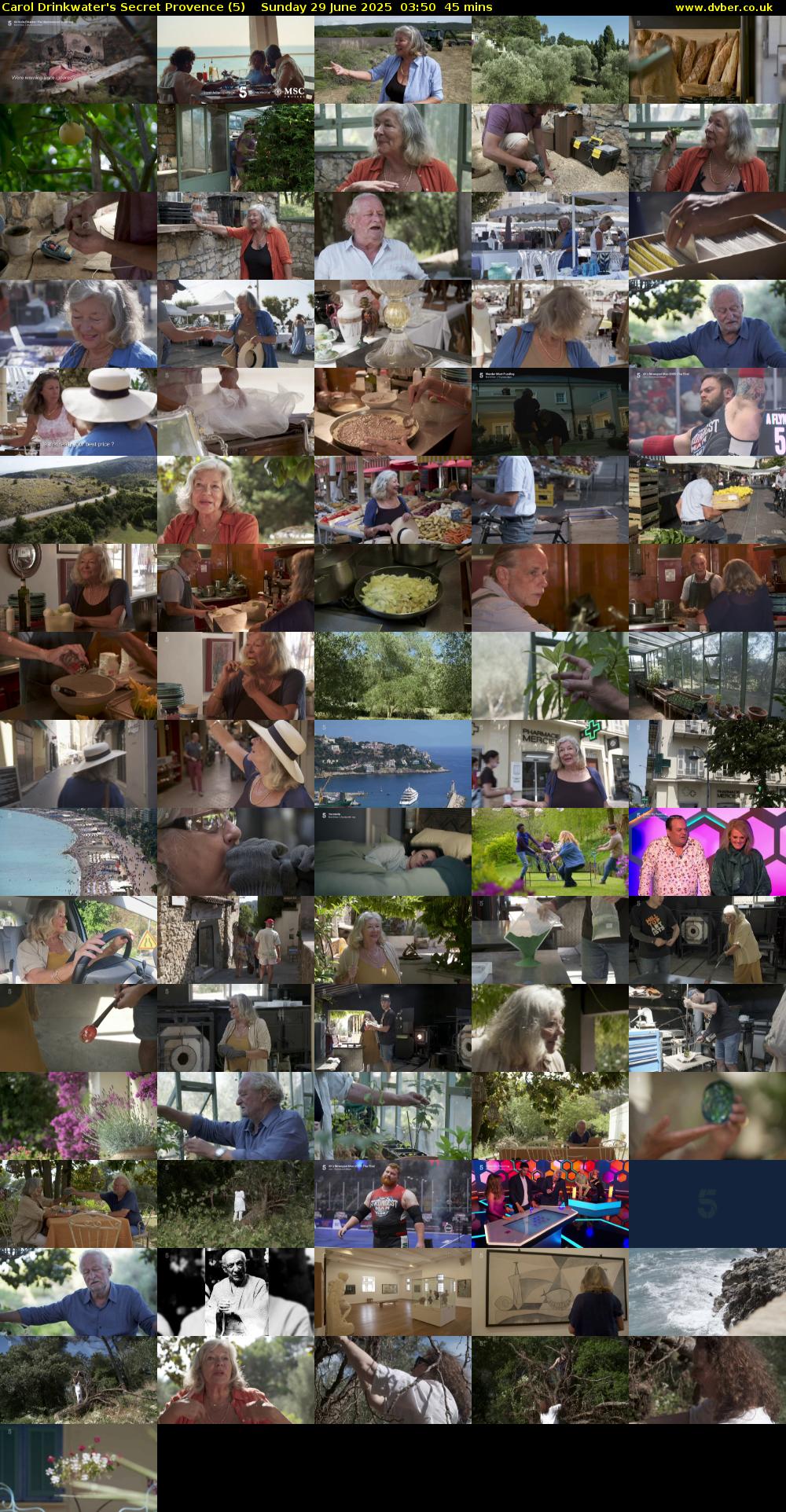 Carol Drinkwater's Secret Provence (5) Sunday 29 June 2025 03:50 - 04:35