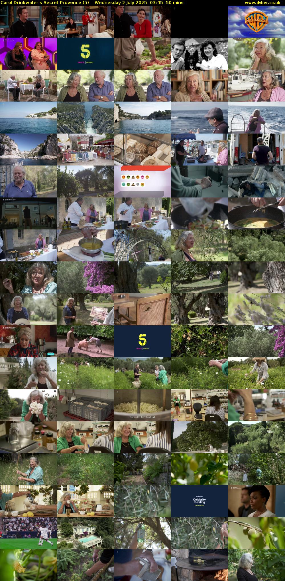 Carol Drinkwater's Secret Provence (5) Wednesday 2 July 2025 03:45 - 04:35