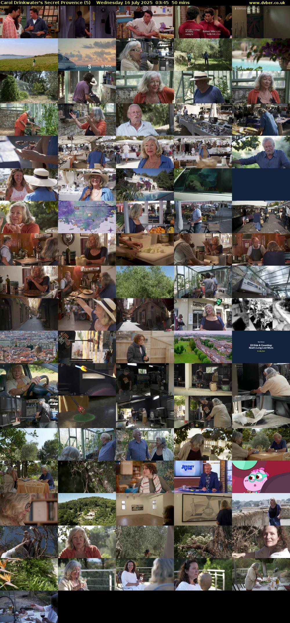 Carol Drinkwater's Secret Provence (5) Wednesday 16 July 2025 03:45 - 04:35