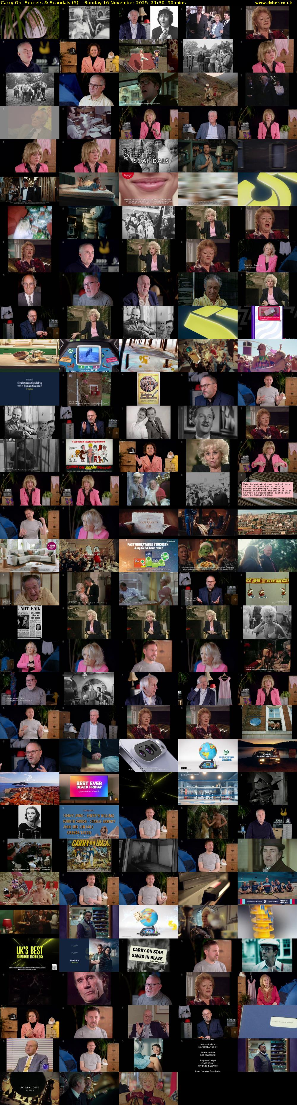 Carry On: Secrets & Scandals (5) Sunday 16 November 2025 21:30 - 23:00