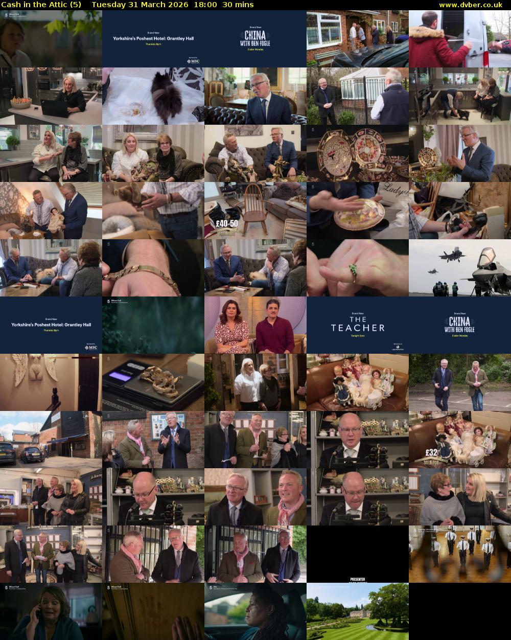 Cash in the Attic (5) Tuesday 31 March 2026 18:00 - 18:30