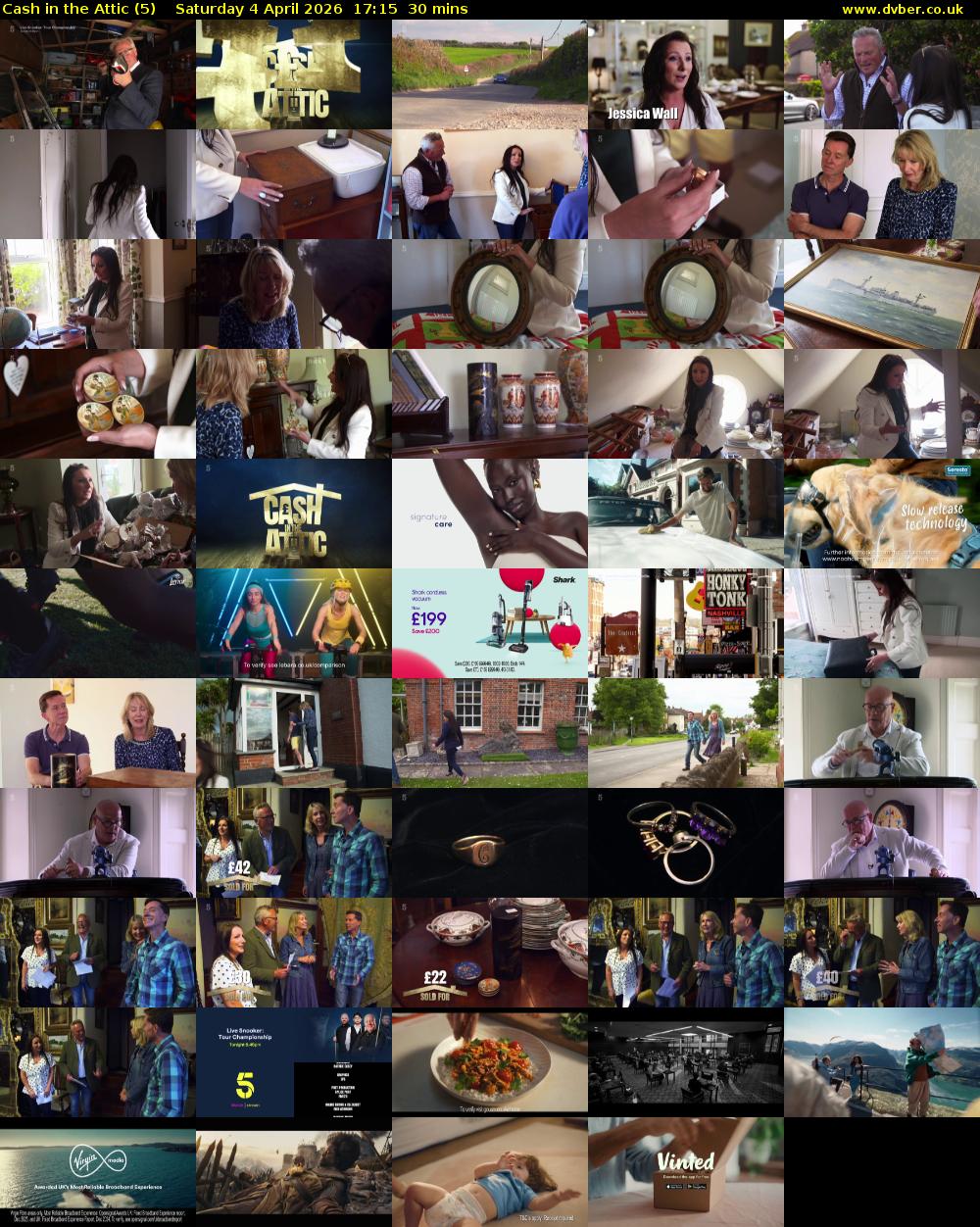 Cash in the Attic (5) Saturday 4 April 2026 17:15 - 17:45