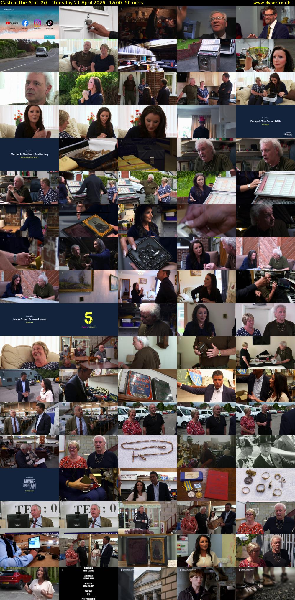 Cash in the Attic (5) Tuesday 21 April 2026 02:00 - 02:50