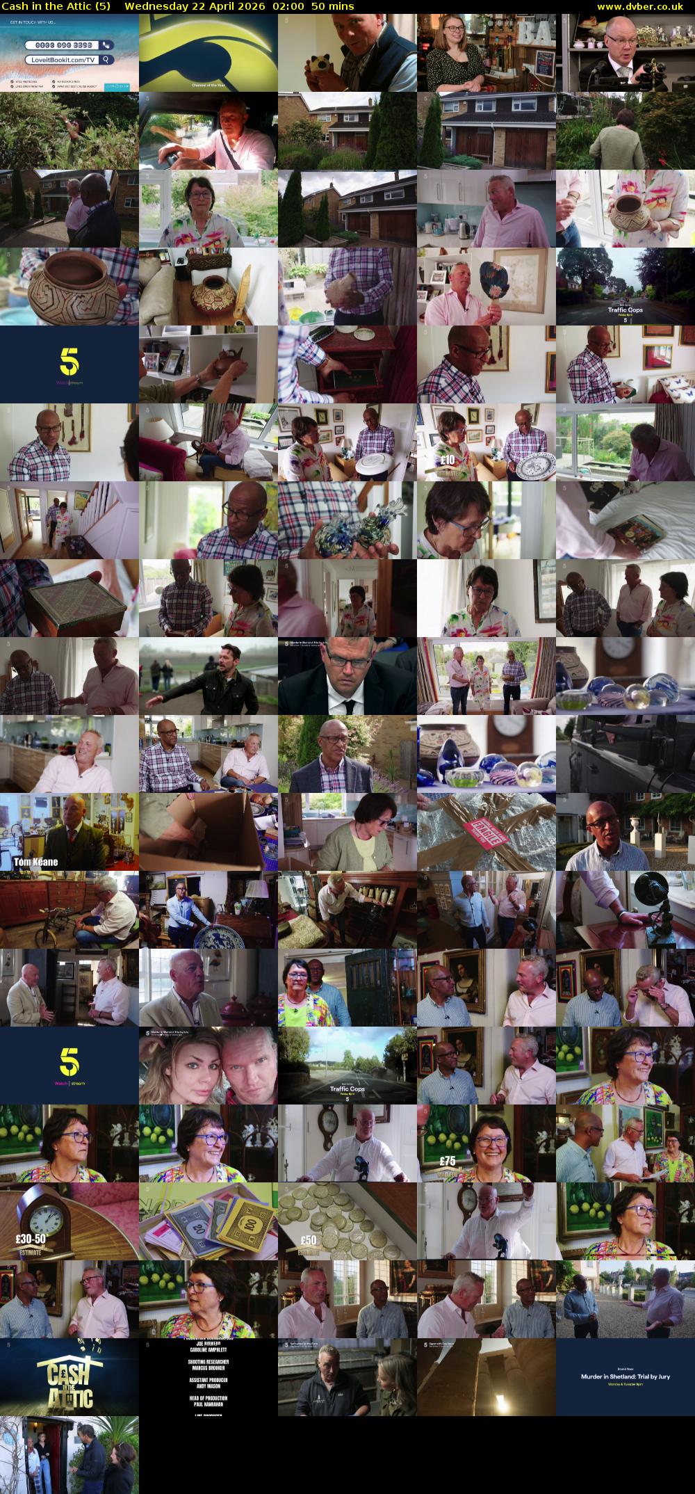Cash in the Attic (5) Wednesday 22 April 2026 02:00 - 02:50