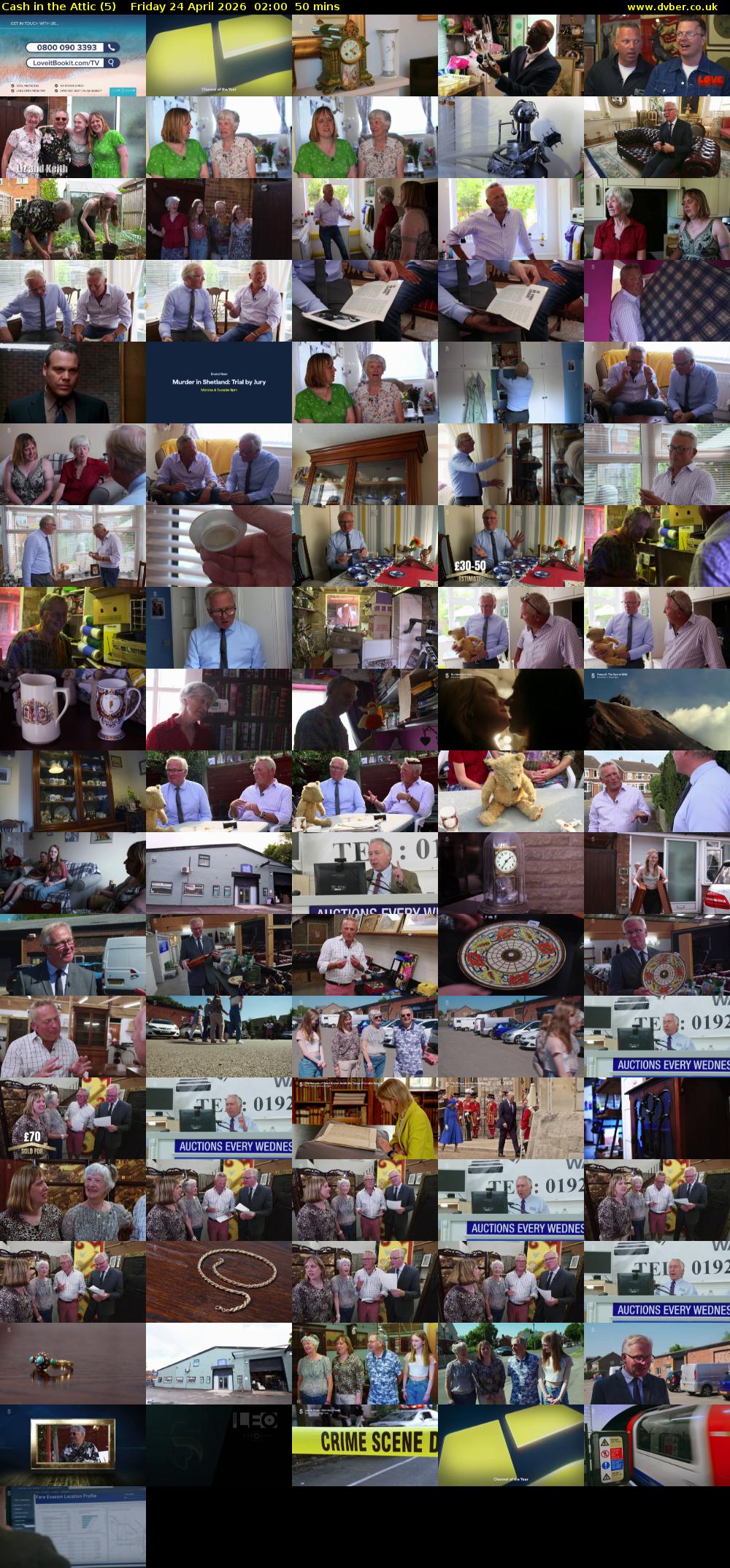 Cash in the Attic (5) Friday 24 April 2026 02:00 - 02:50