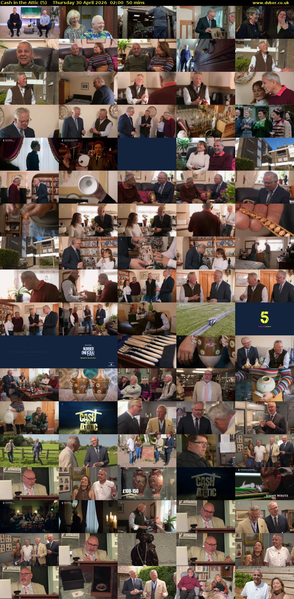 Cash in the Attic (5) Thursday 30 April 2026 02:00 - 02:50