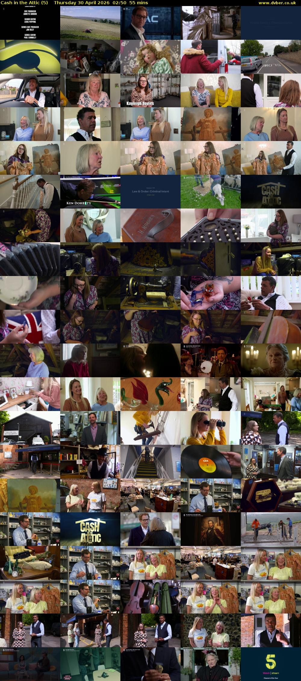 Cash in the Attic (5) Thursday 30 April 2026 02:50 - 03:45