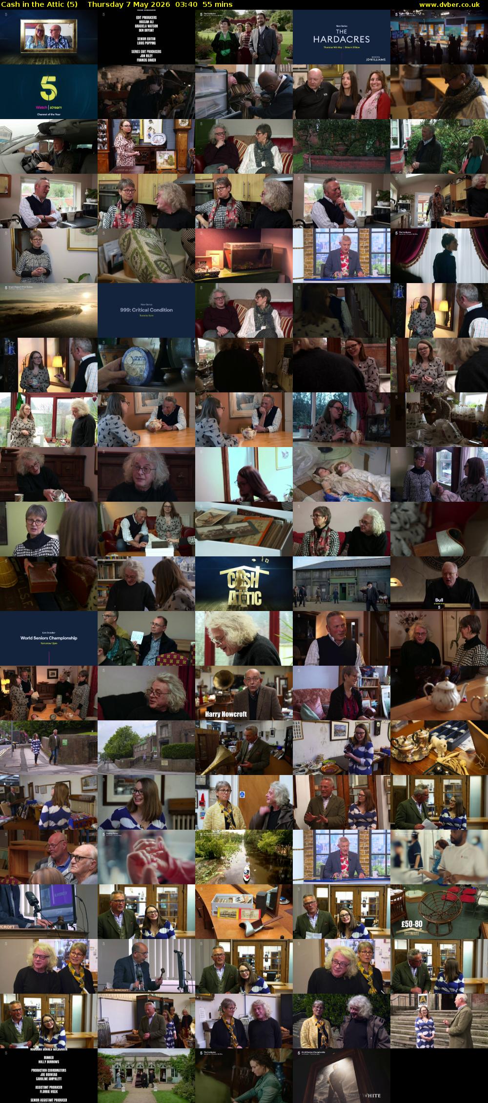 Cash in the Attic (5) Thursday 7 May 2026 03:40 - 04:35