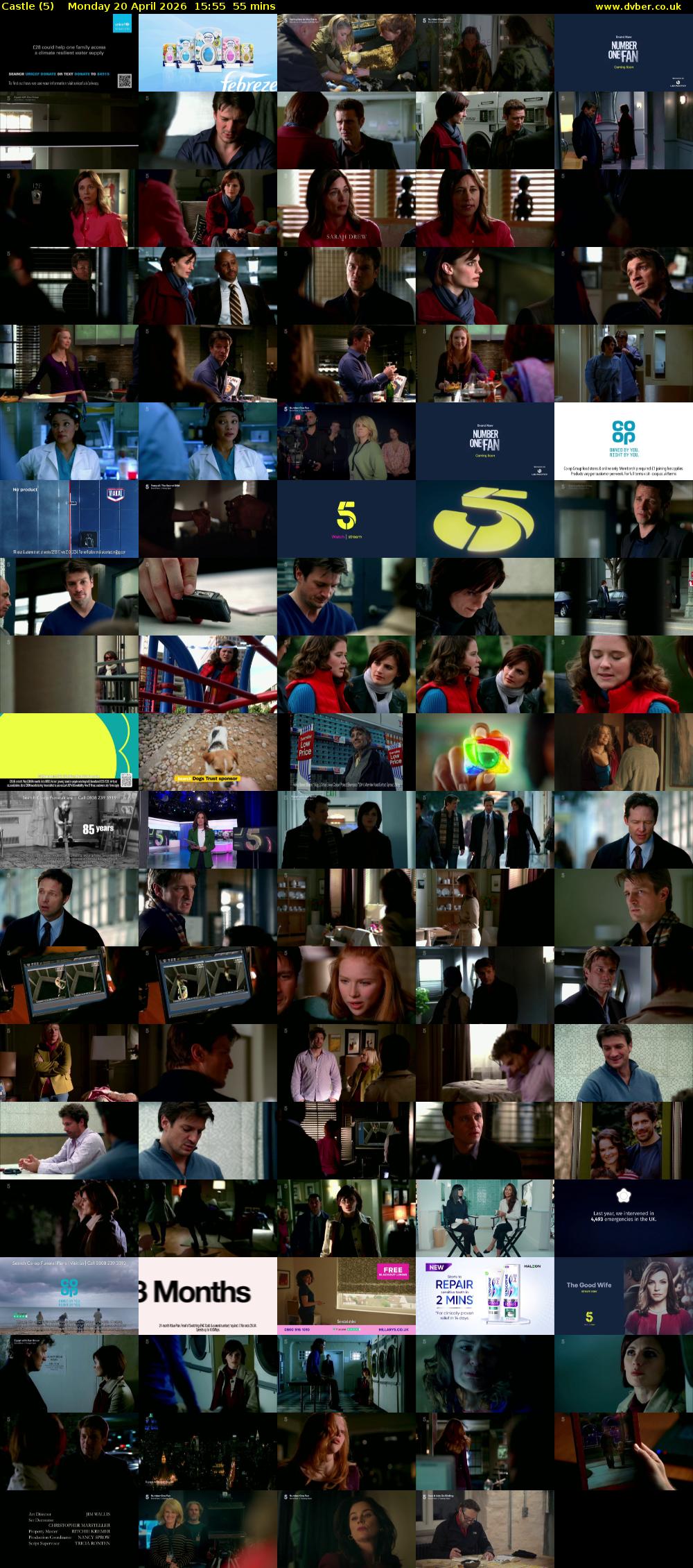 Castle (5) Monday 20 April 2026 15:55 - 16:50