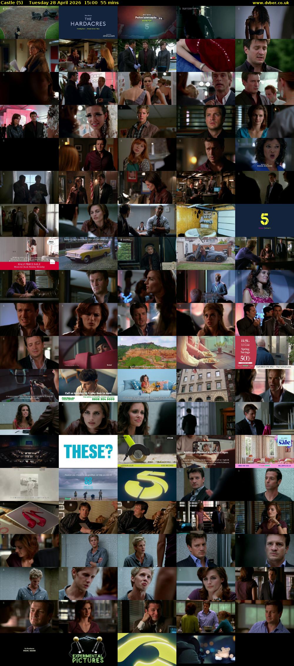 Castle (5) Tuesday 28 April 2026 15:00 - 15:55