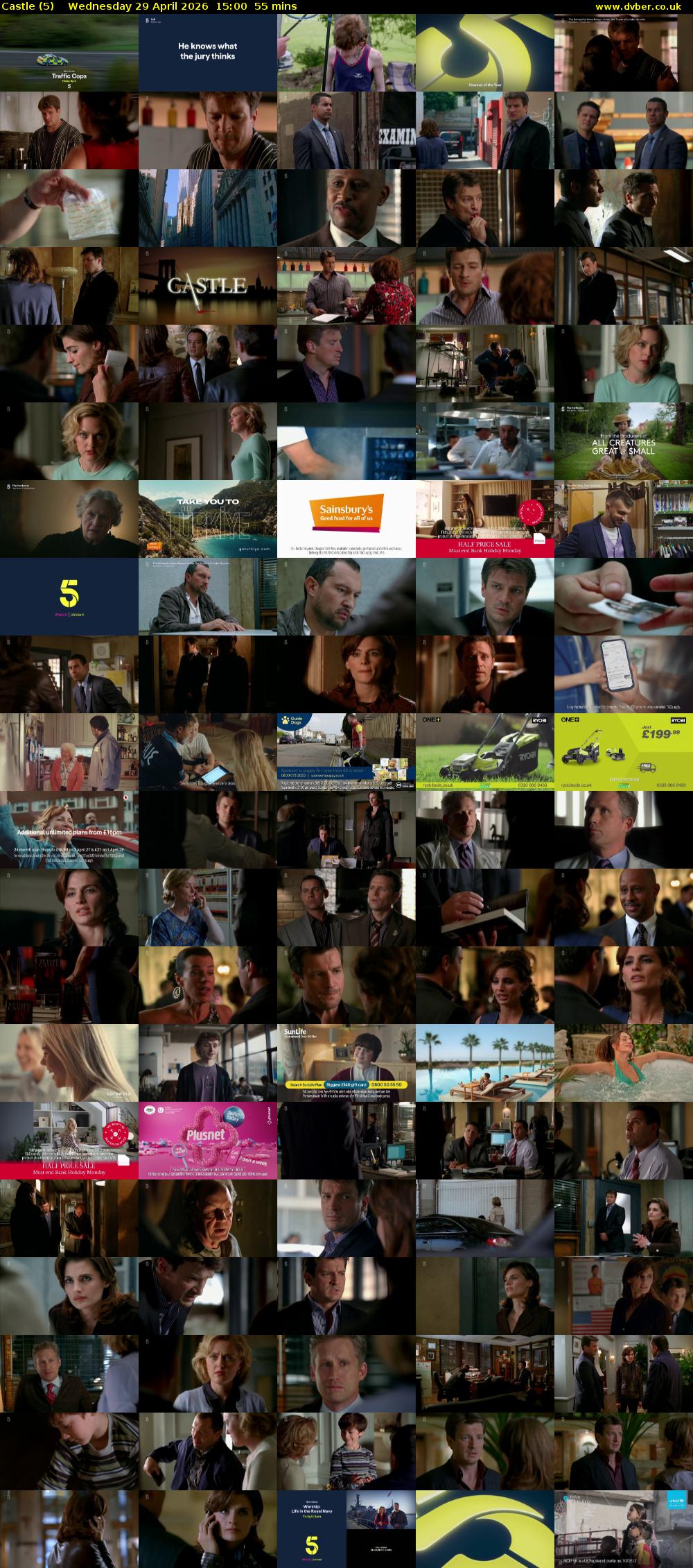 Castle (5) Wednesday 29 April 2026 15:00 - 15:55