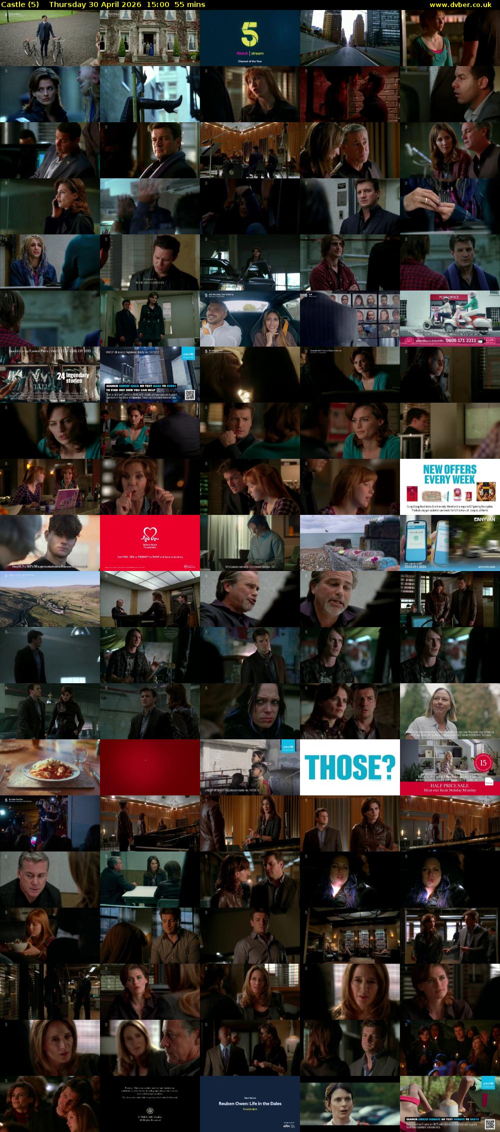 Castle (5) Thursday 30 April 2026 15:00 - 15:55