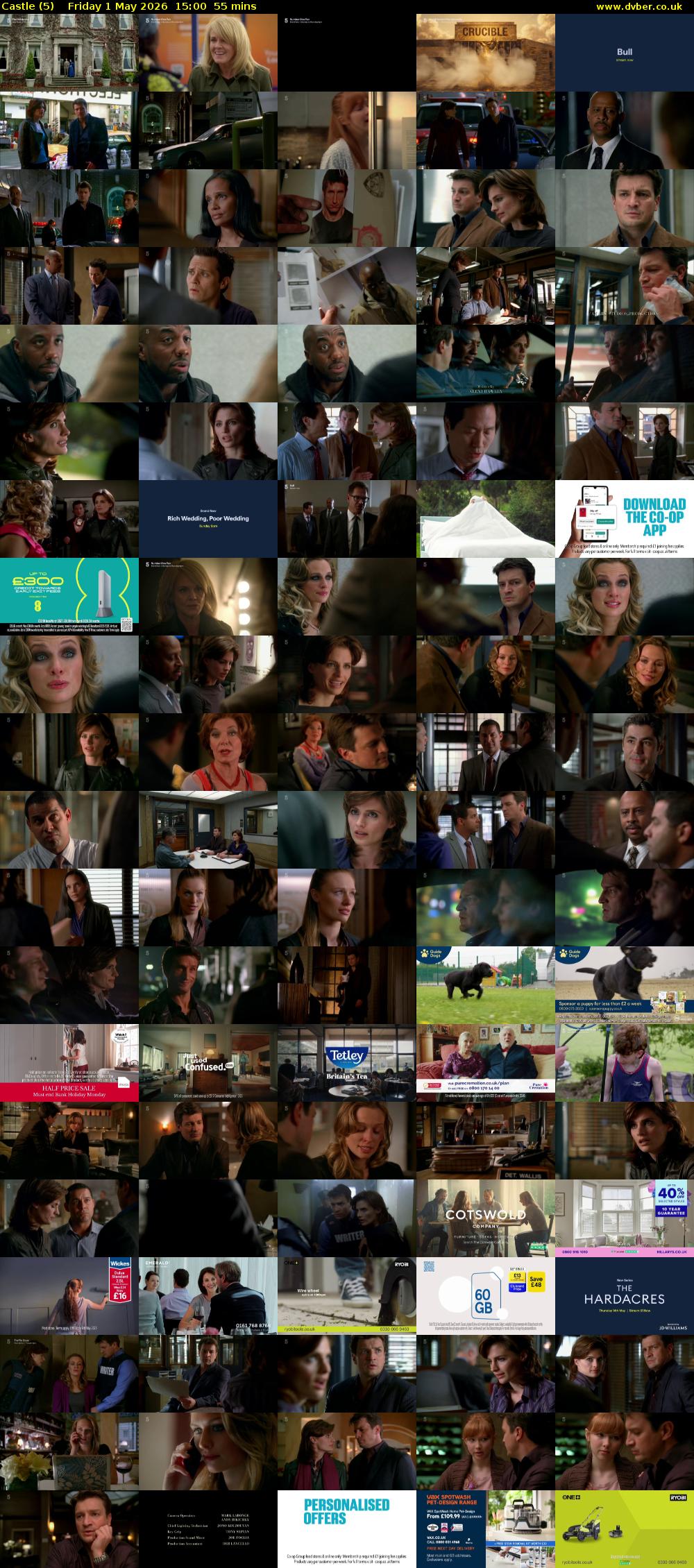 Castle (5) Friday 1 May 2026 15:00 - 15:55