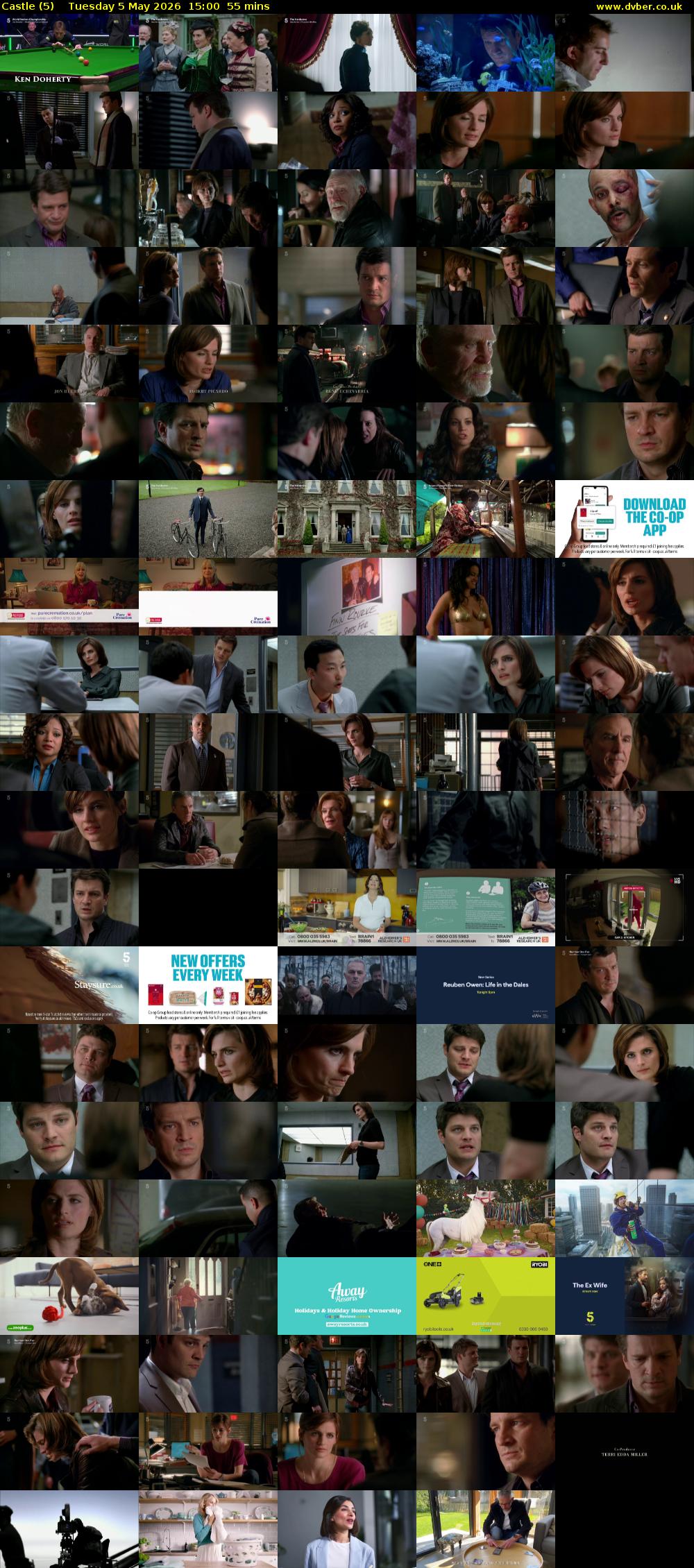 Castle (5) Tuesday 5 May 2026 15:00 - 15:55