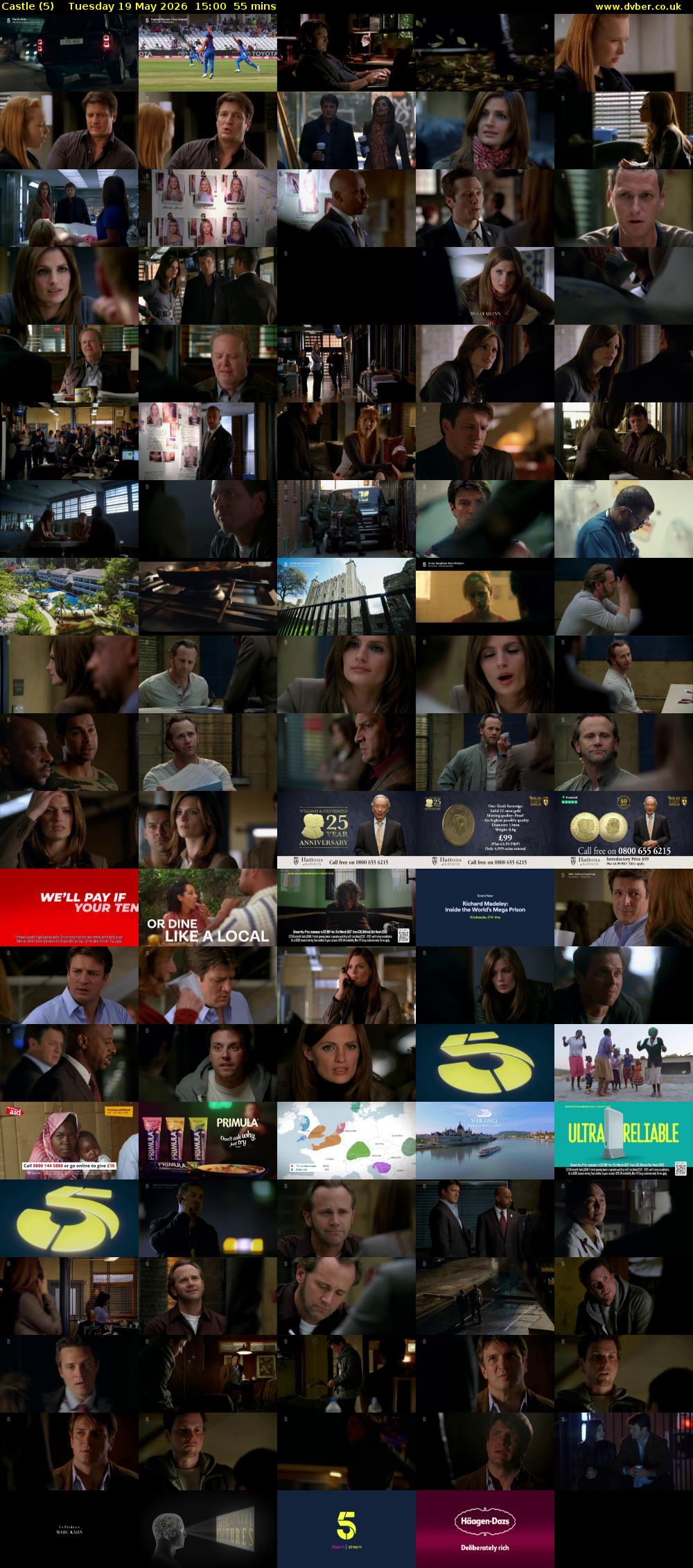Castle (5) Tuesday 19 May 2026 15:00 - 15:55