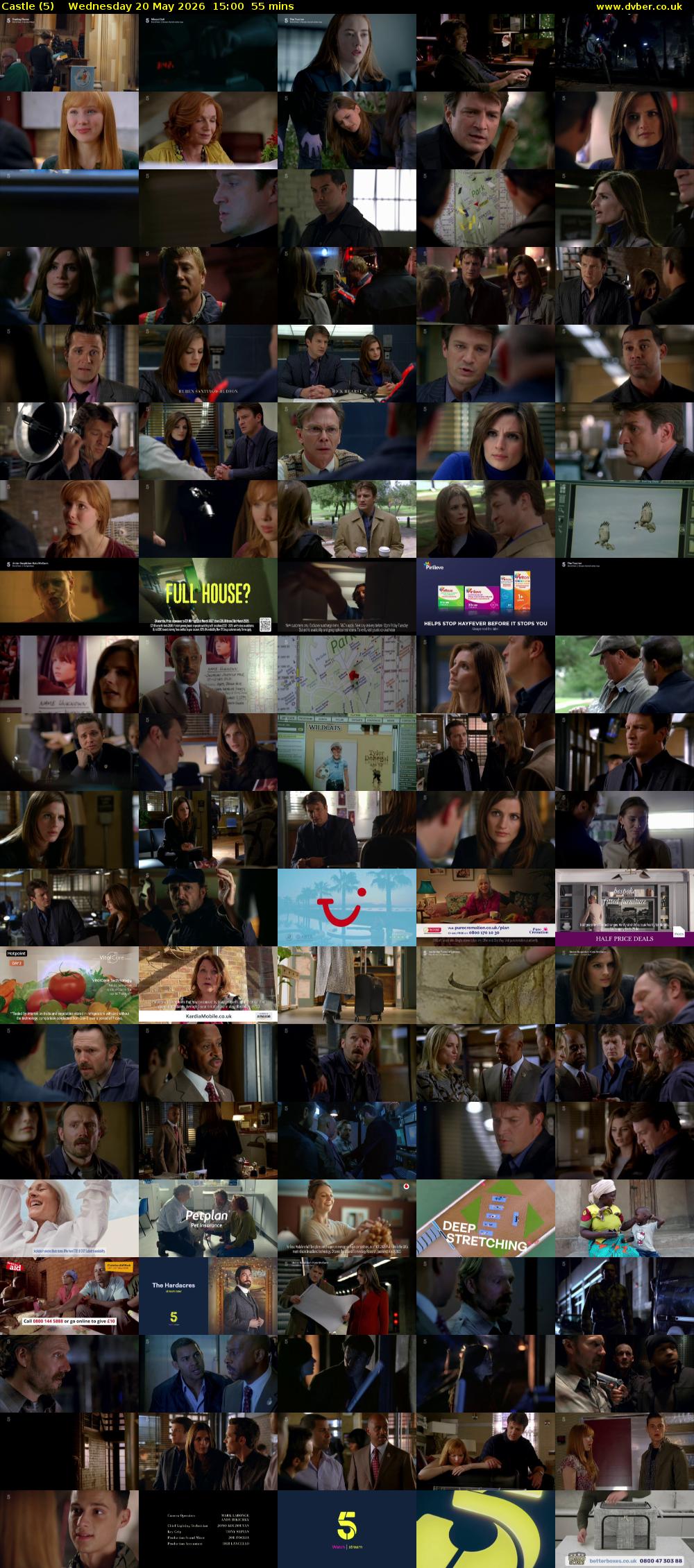Castle (5) Wednesday 20 May 2026 15:00 - 15:55