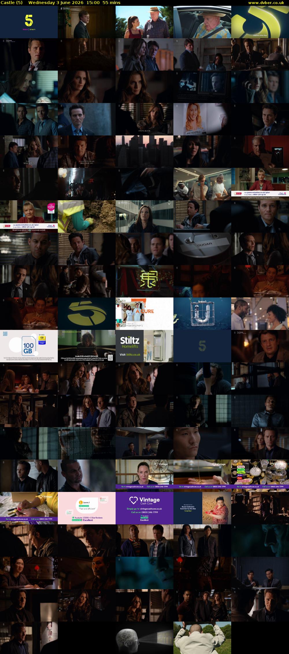 Castle (5) Wednesday 3 June 2026 15:00 - 15:55