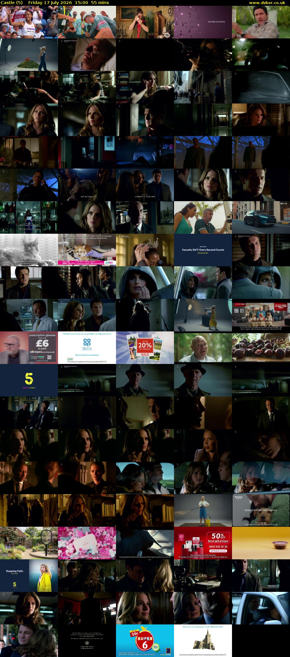 Castle (5) Friday 17 July 2026 15:00 - 15:55