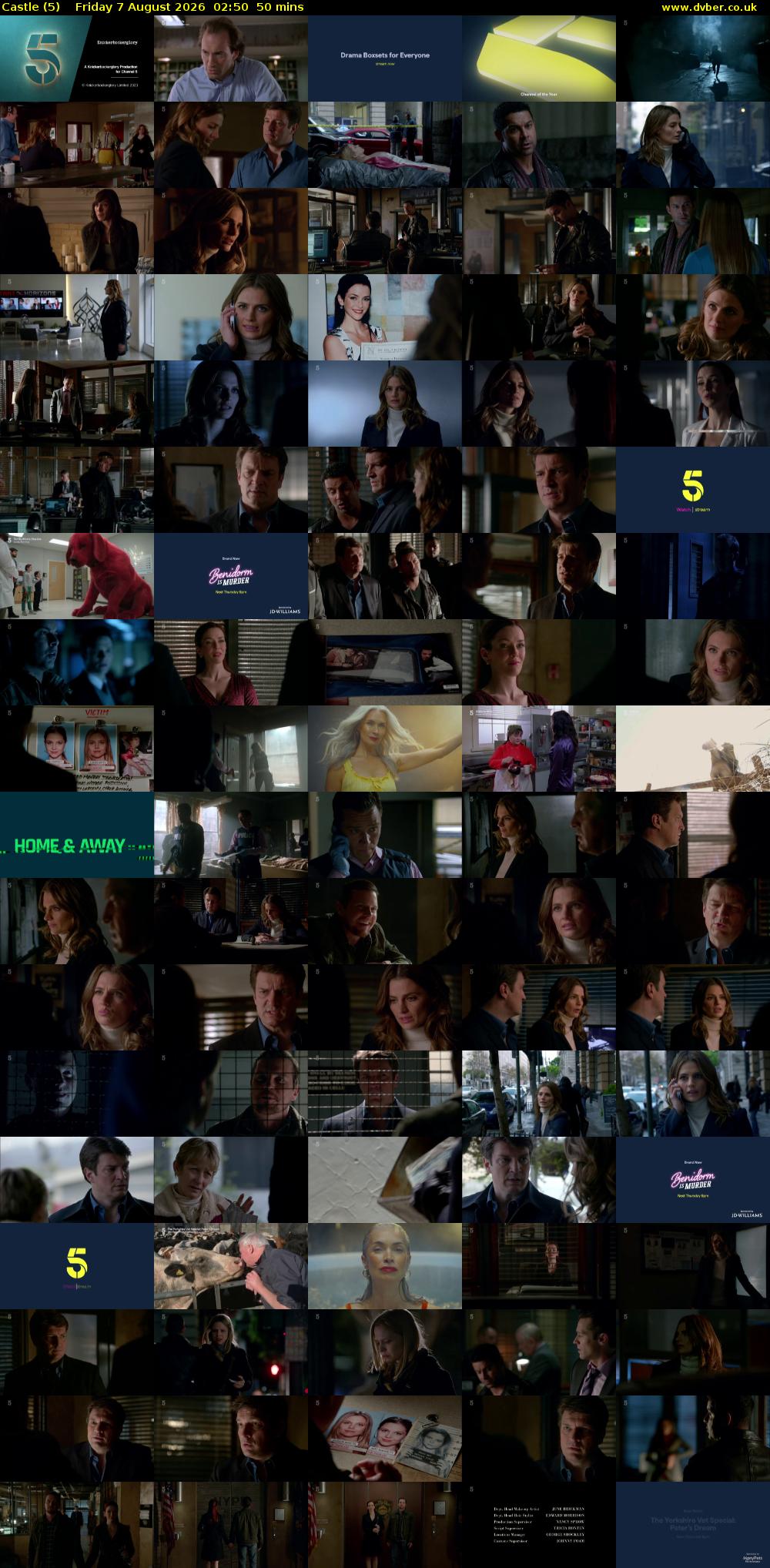 Castle (5) Friday 7 August 2026 02:50 - 03:40