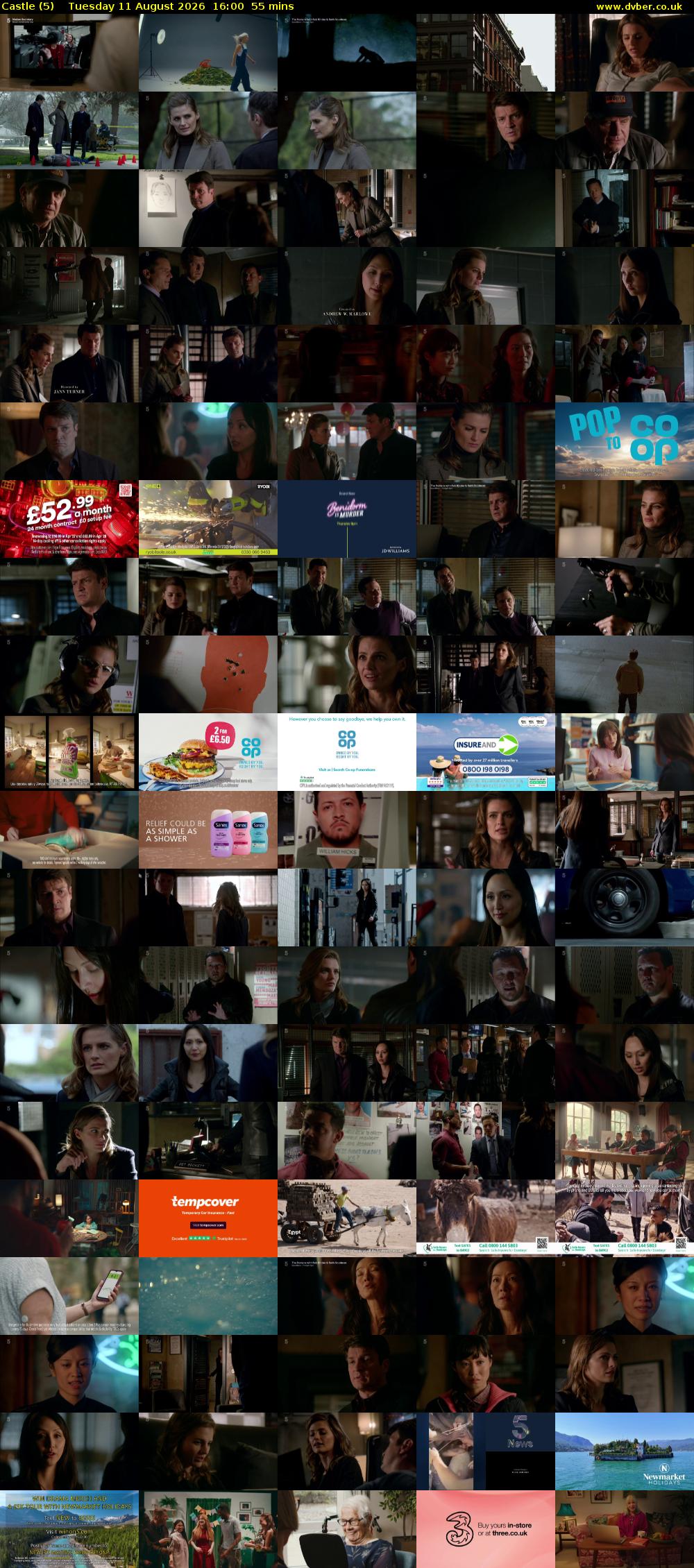 Castle (5) Tuesday 11 August 2026 16:00 - 16:55