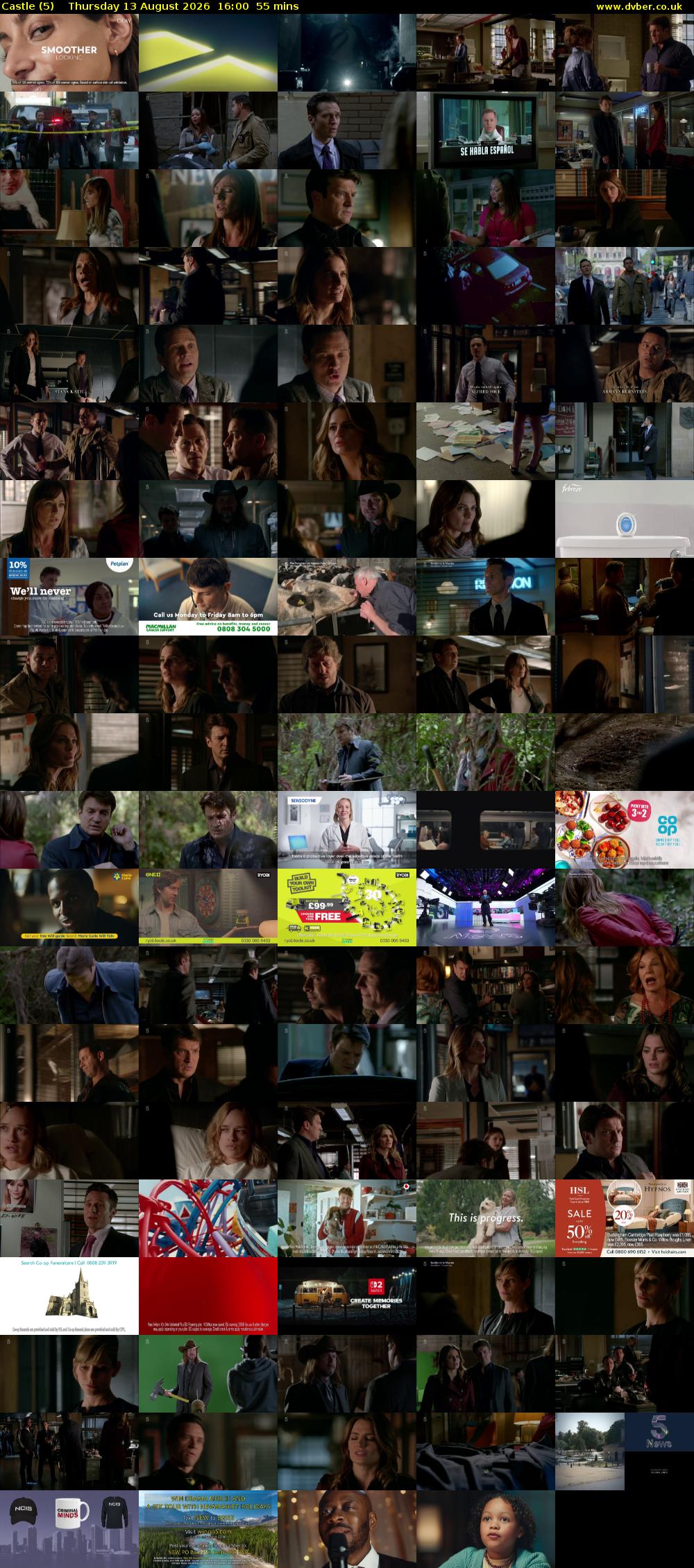 Castle (5) Thursday 13 August 2026 16:00 - 16:55