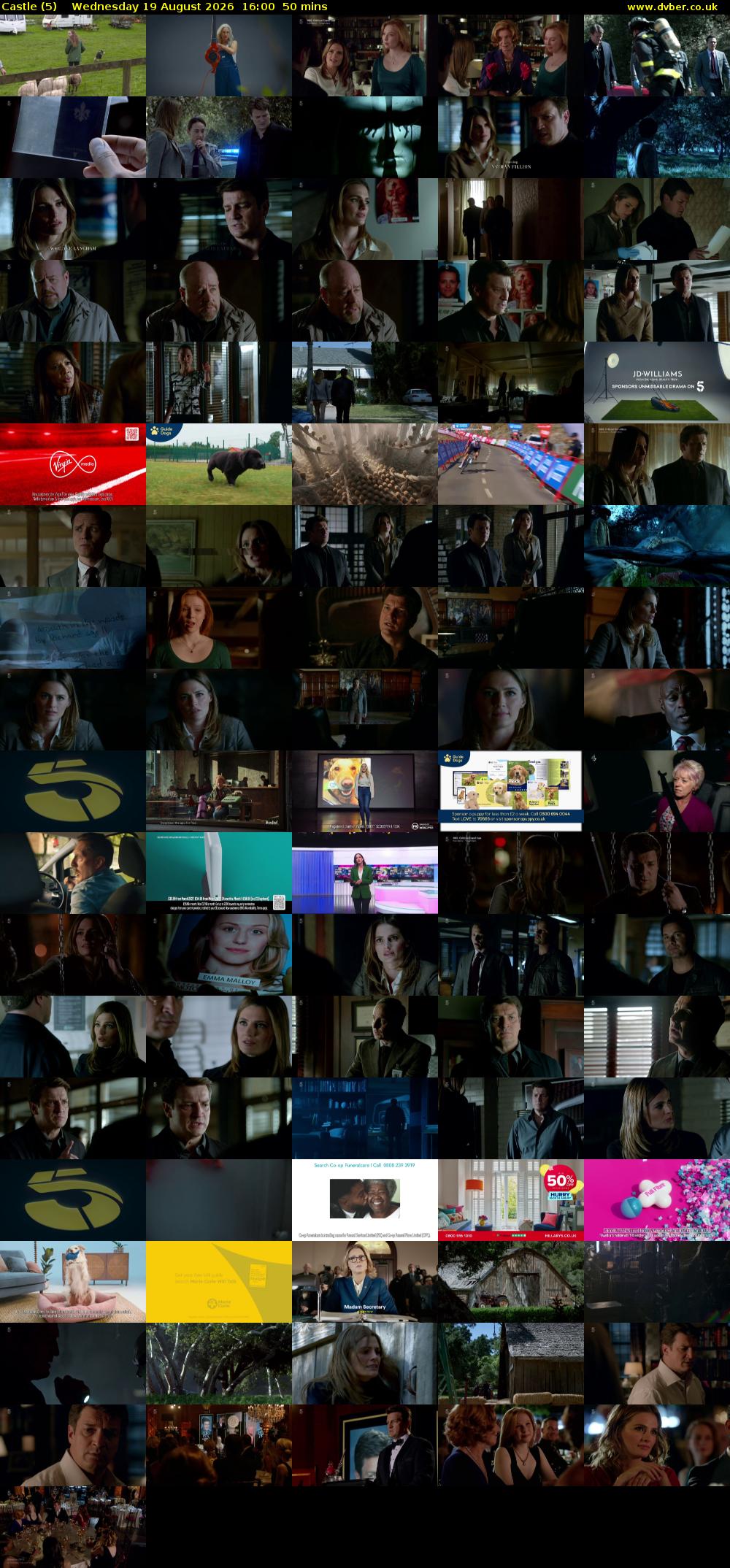 Castle (5) Wednesday 19 August 2026 16:00 - 16:50