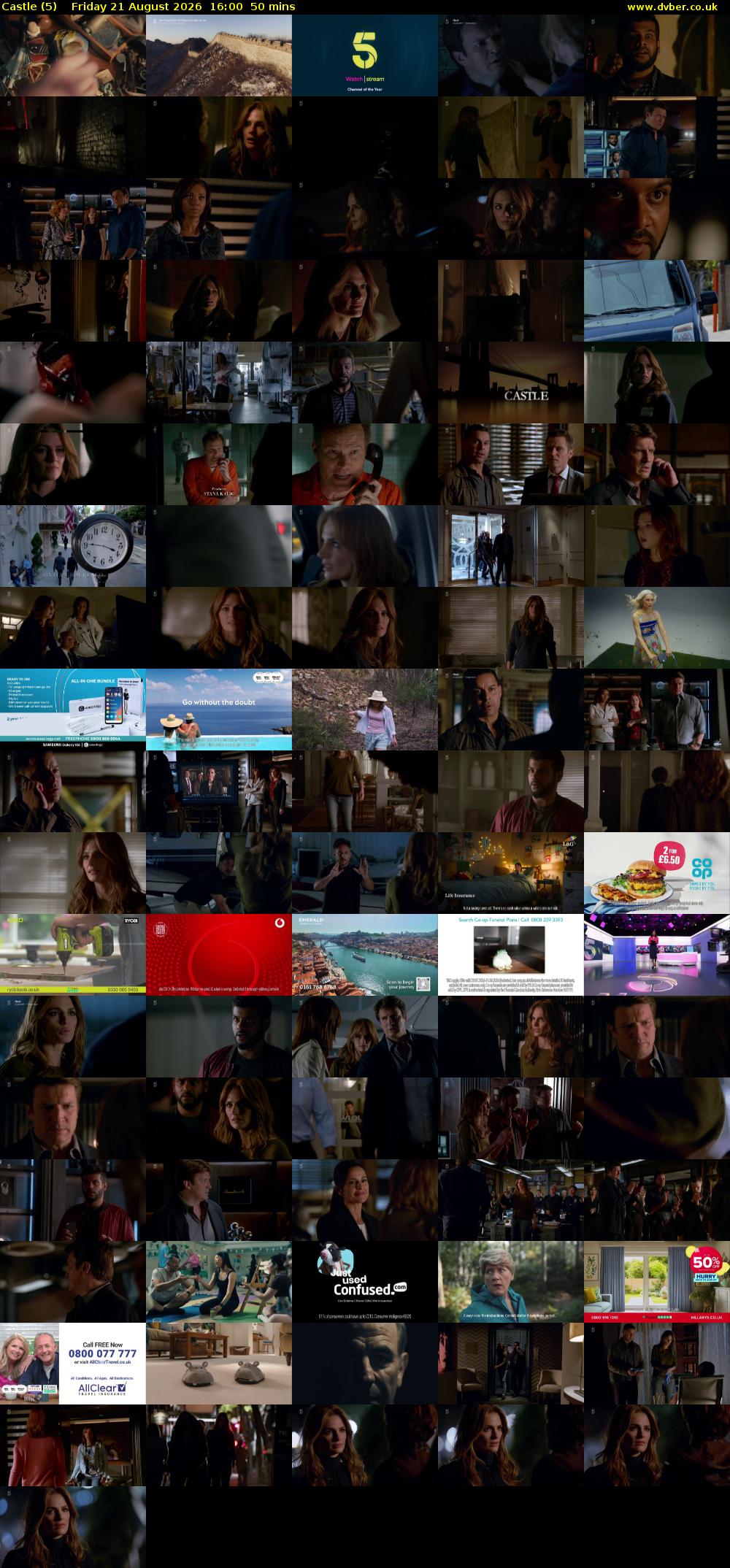 Castle (5) Friday 21 August 2026 16:00 - 16:50