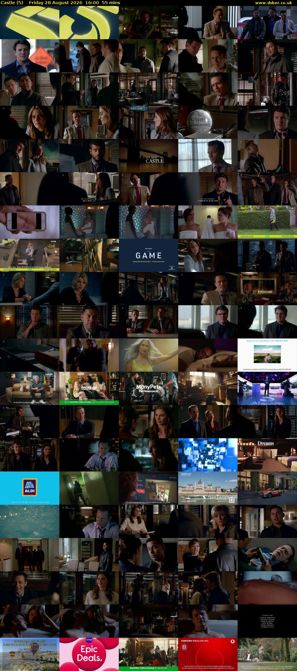 Castle (5) Friday 28 August 2026 16:00 - 16:55