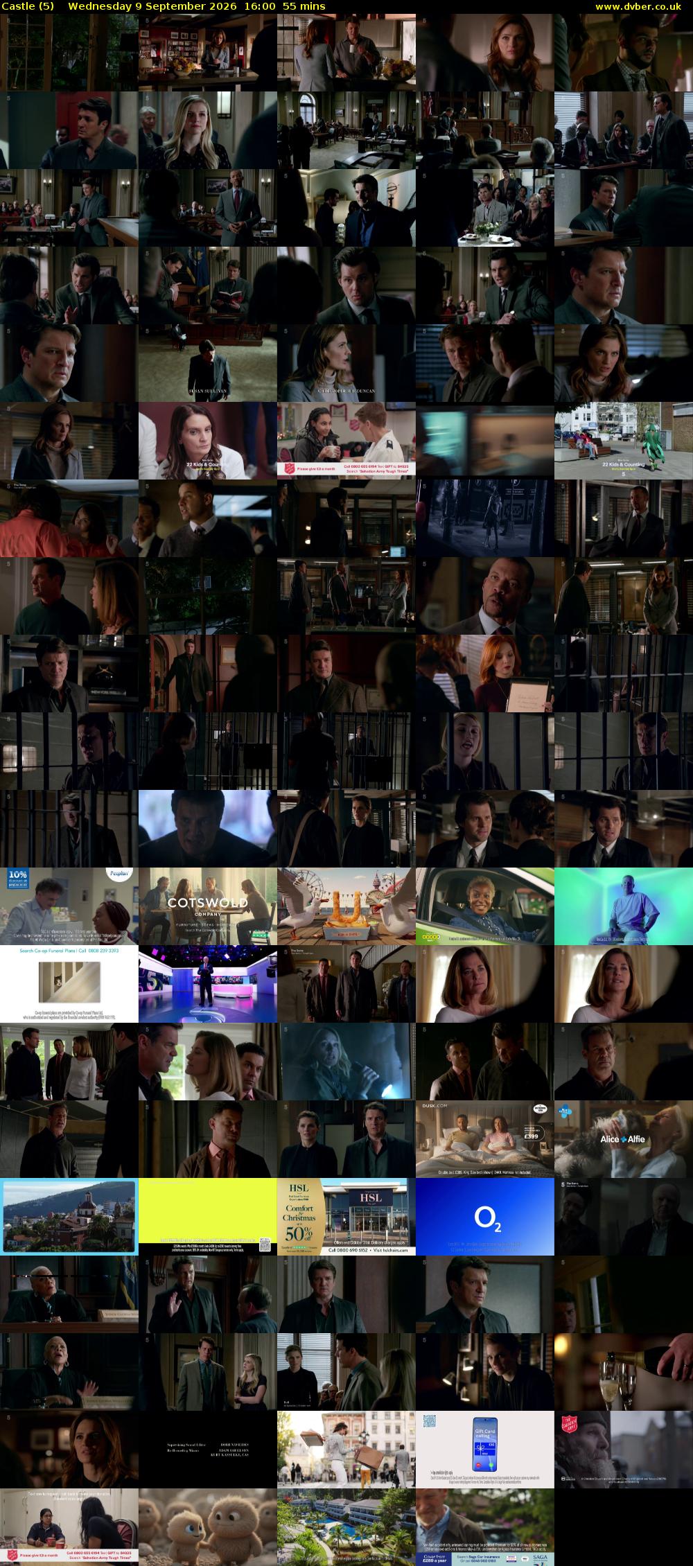Castle (5) Wednesday 9 September 2026 16:00 - 16:55