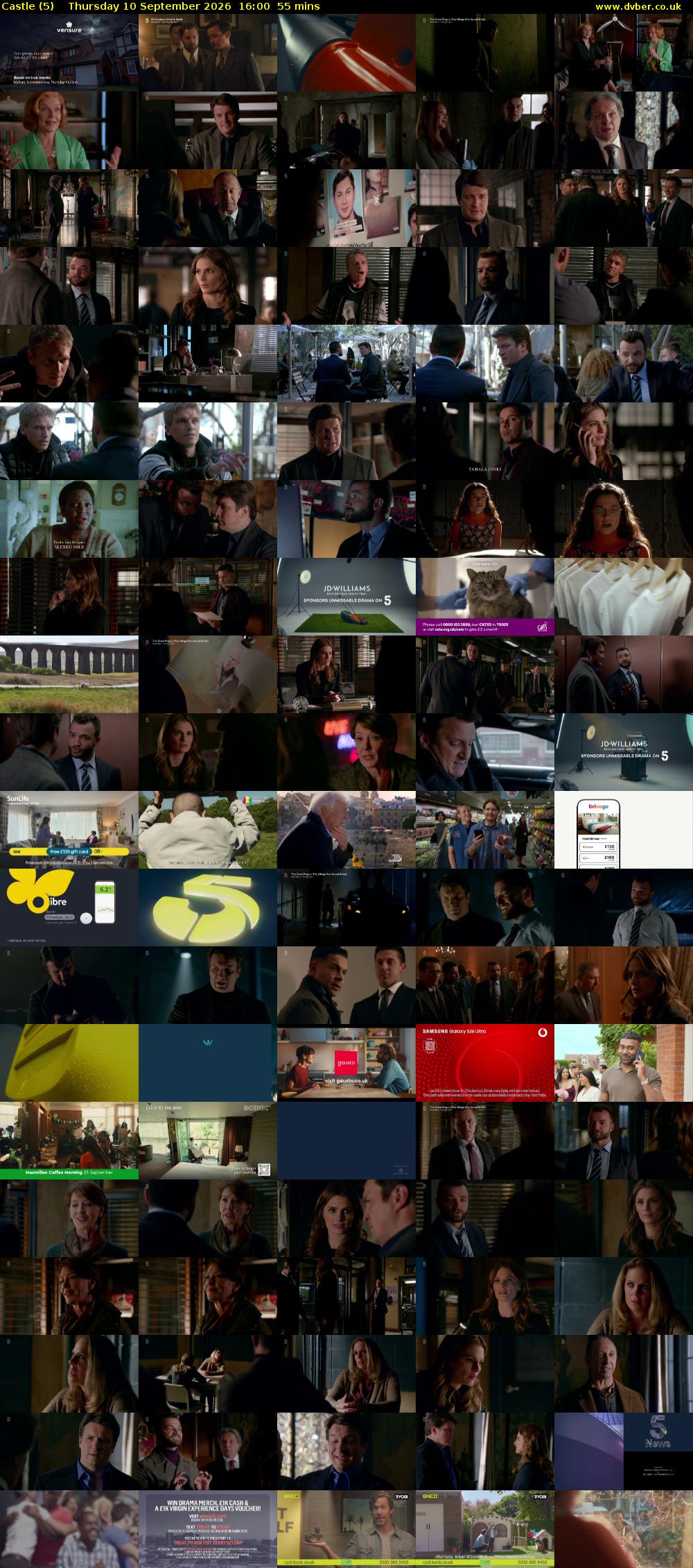 Castle (5) Thursday 10 September 2026 16:00 - 16:55