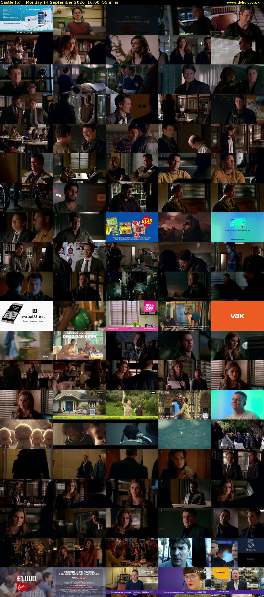 Castle (5) Monday 14 September 2026 16:00 - 16:55
