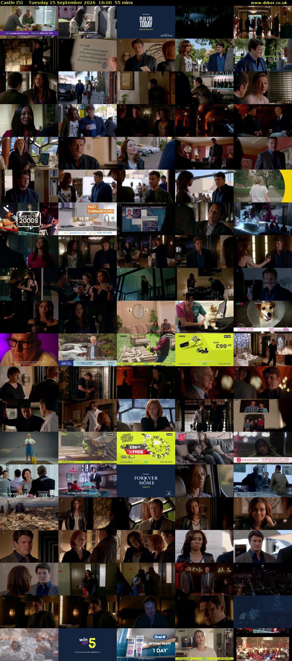 Castle (5) Tuesday 15 September 2026 16:00 - 16:55