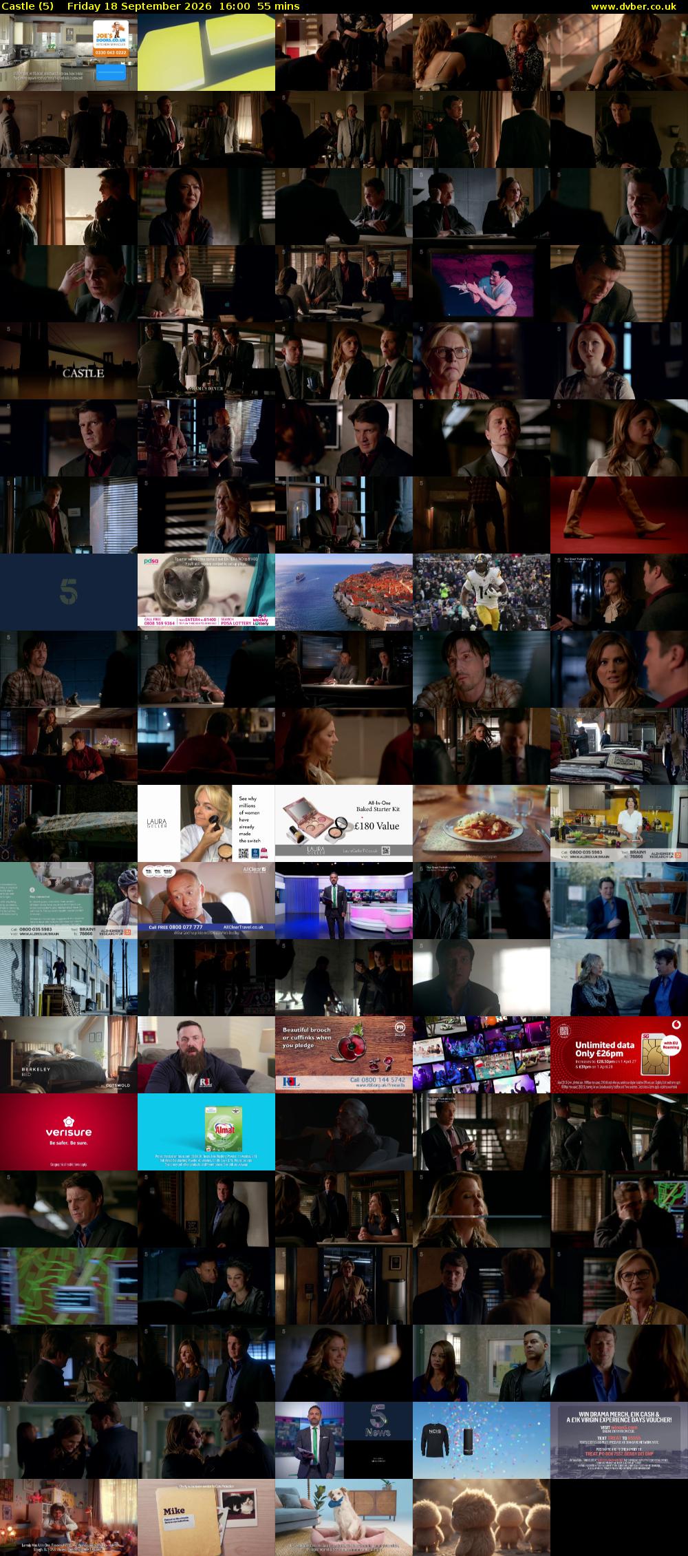 Castle (5) Friday 18 September 2026 16:00 - 16:55