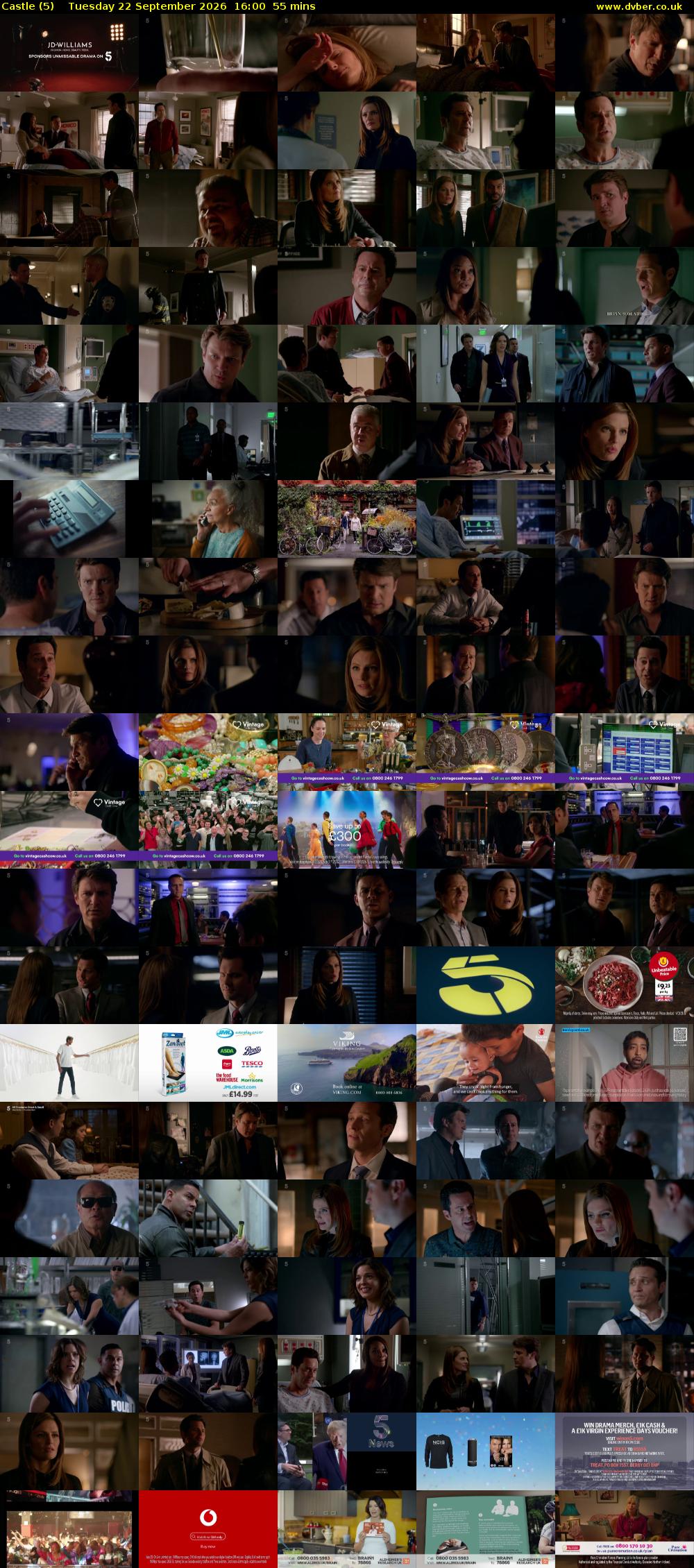 Castle (5) Tuesday 22 September 2026 16:00 - 16:55