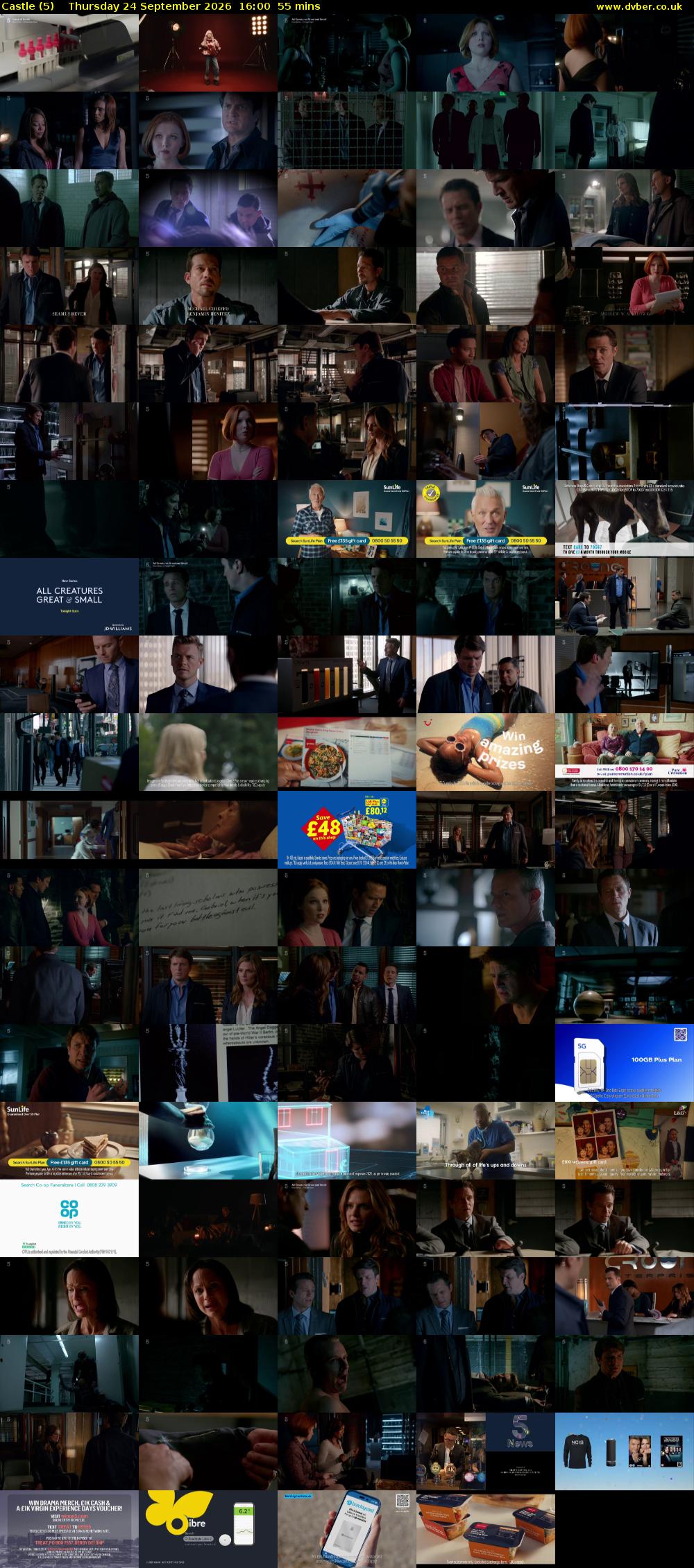 Castle (5) Thursday 24 September 2026 16:00 - 16:55