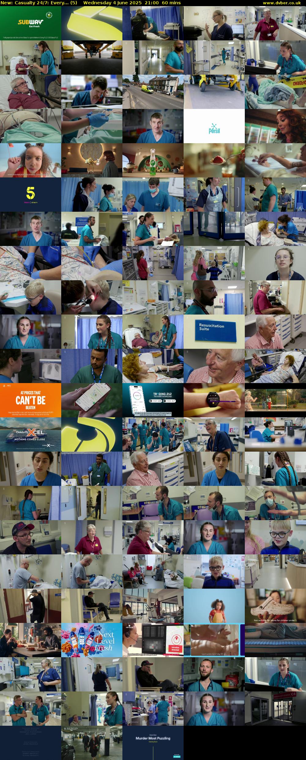 Casualty 24/7: Every... (5) Wednesday 4 June 2025 21:00 - 22:00