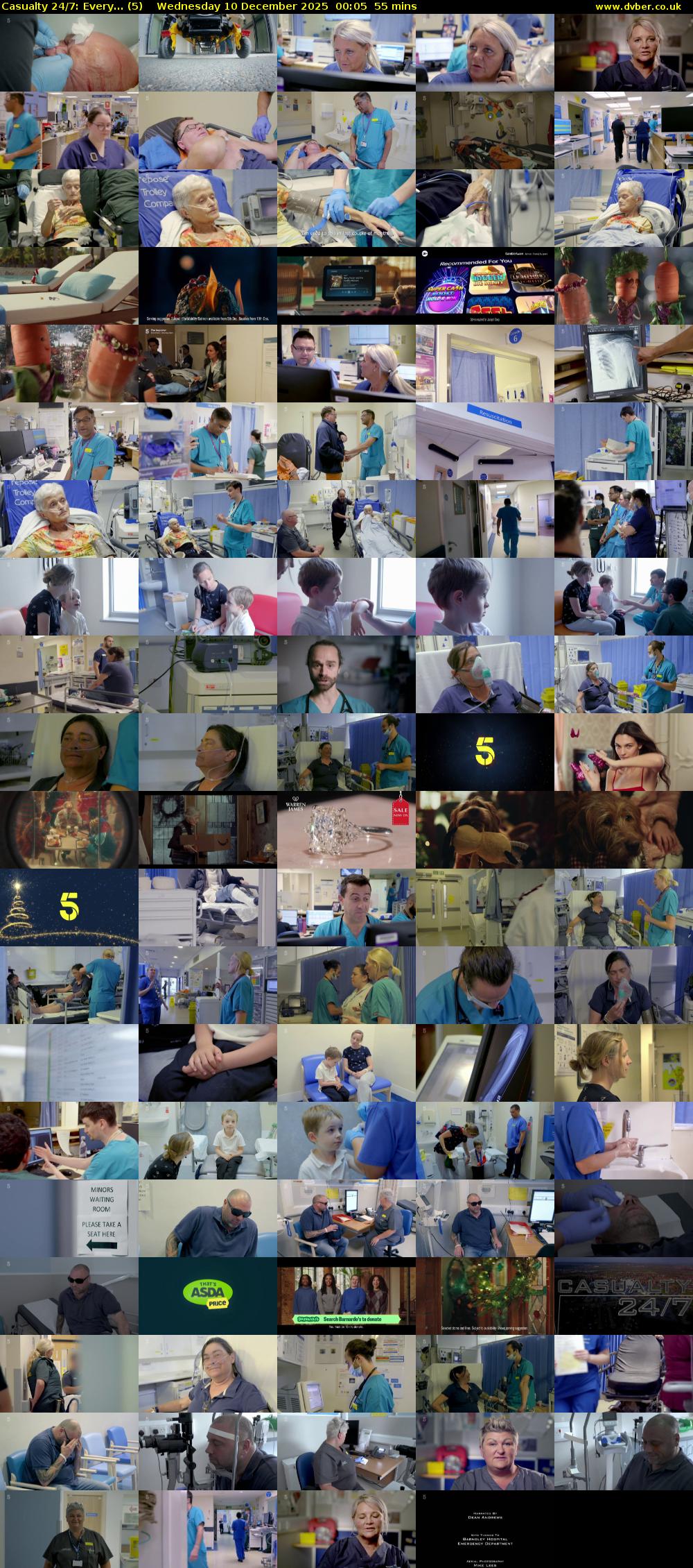 Casualty 24/7: Every... (5) Wednesday 10 December 2025 00:05 - 01:00