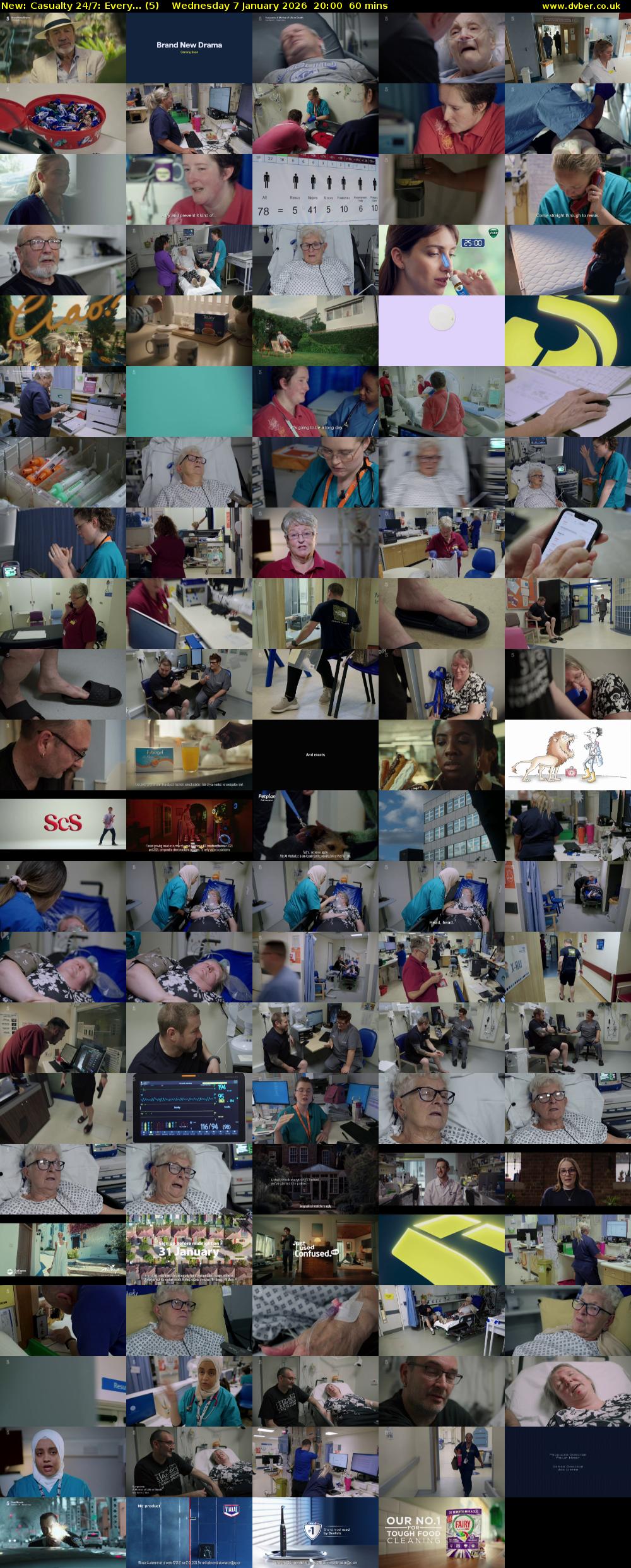 Casualty 24/7: Every... (5) Wednesday 7 January 2026 20:00 - 21:00