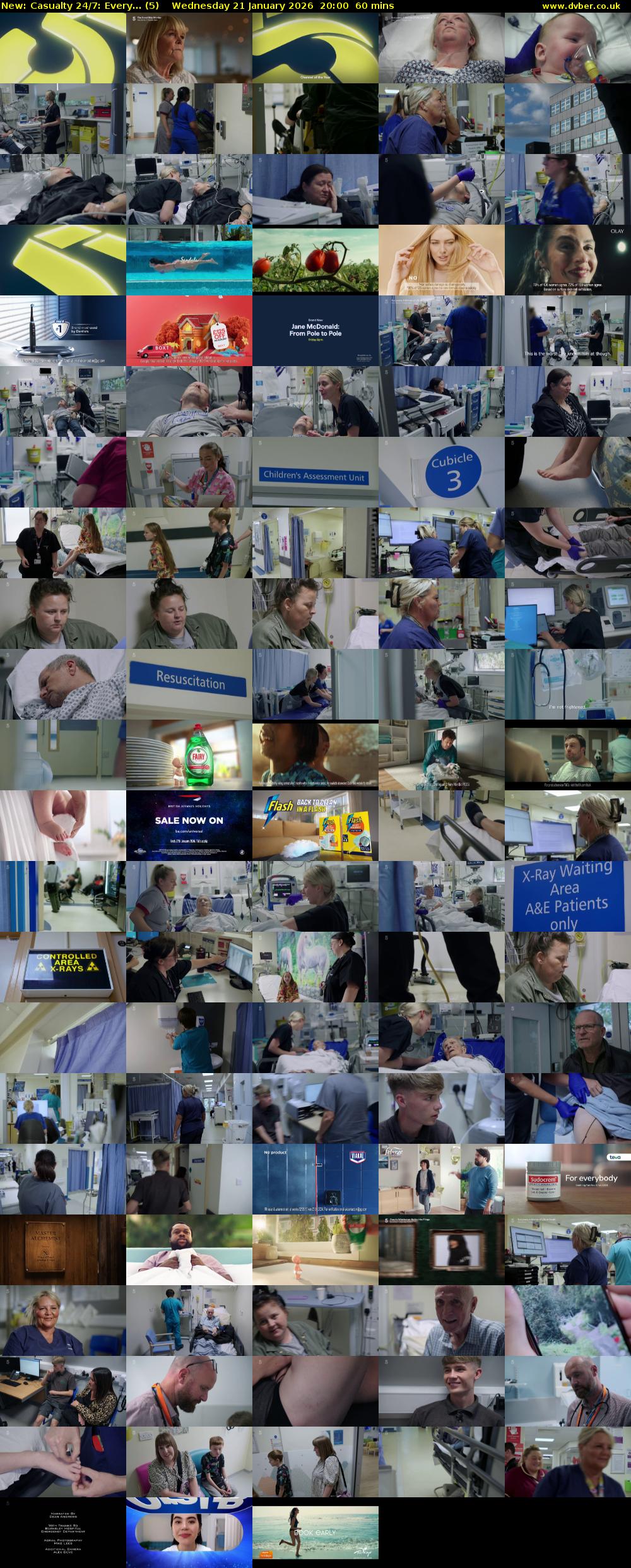 Casualty 24/7: Every... (5) Wednesday 21 January 2026 20:00 - 21:00