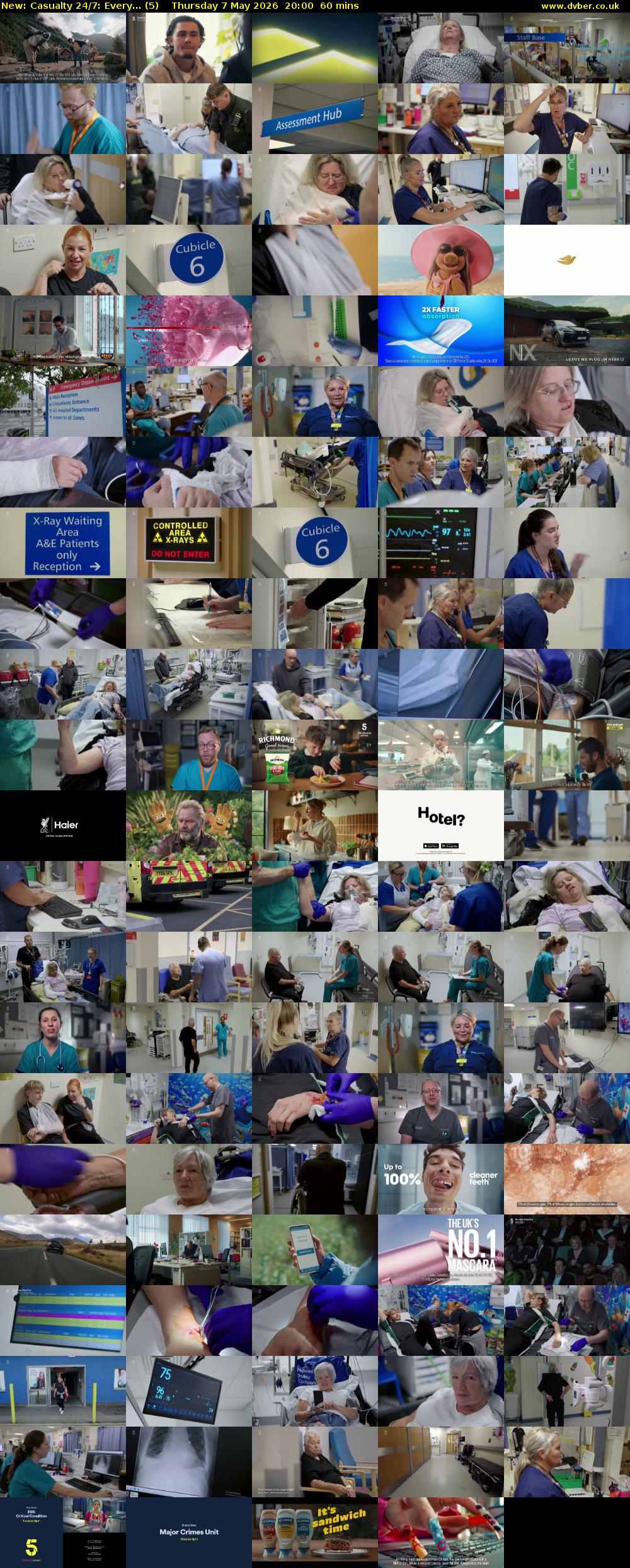 Casualty 24/7: Every... (5) Thursday 7 May 2026 20:00 - 21:00