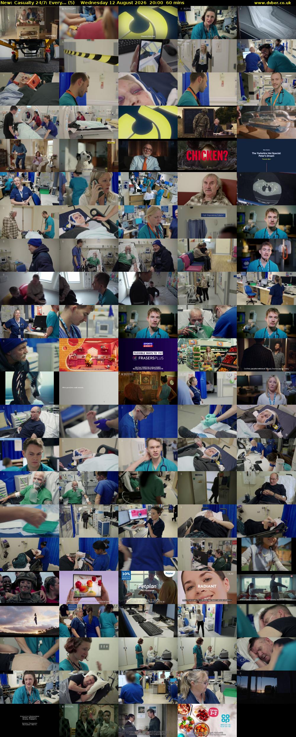 Casualty 24/7: Every... (5) Wednesday 12 August 2026 20:00 - 21:00