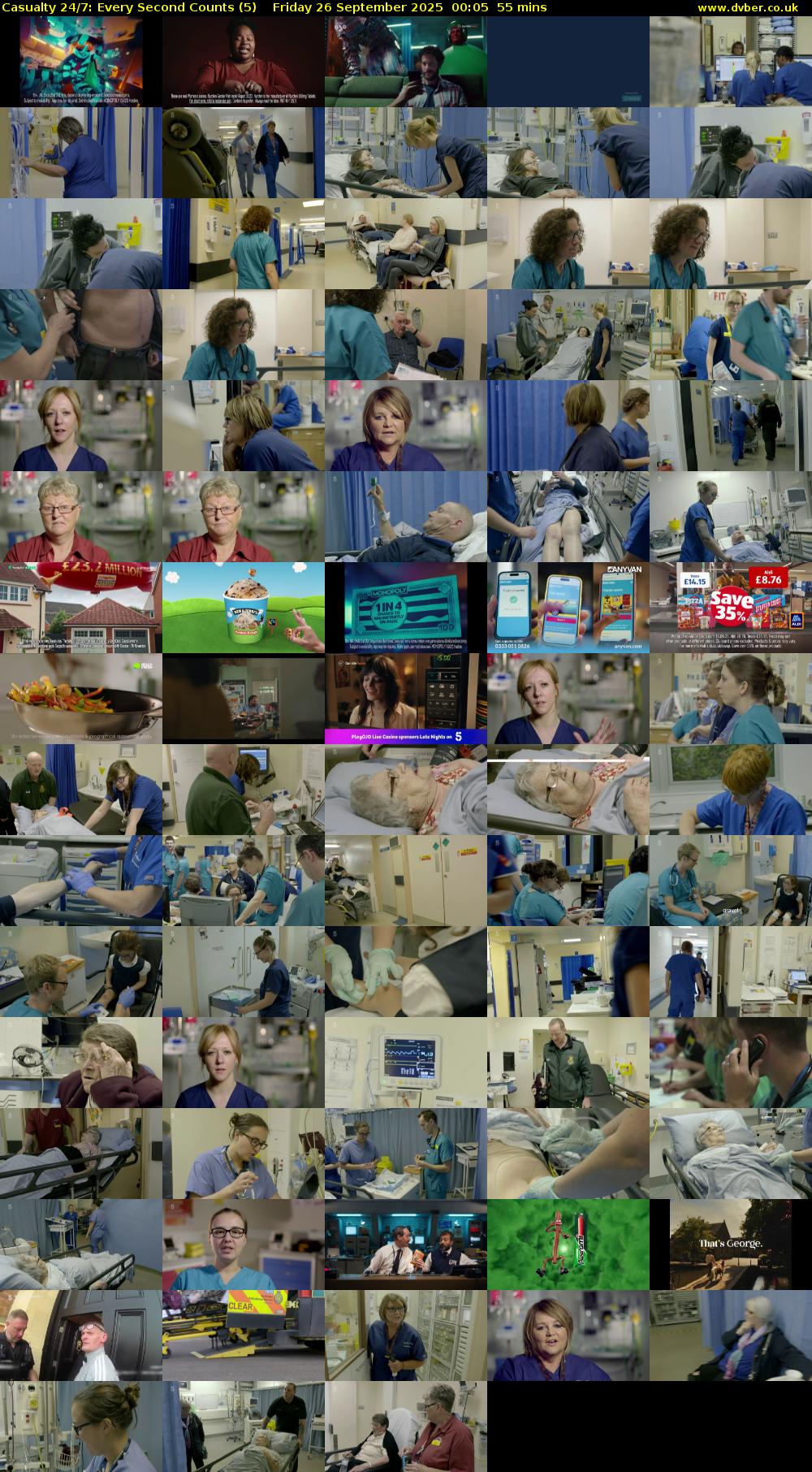 Casualty 24/7: Every Second Counts (5) Friday 26 September 2025 00:05 - 01:00