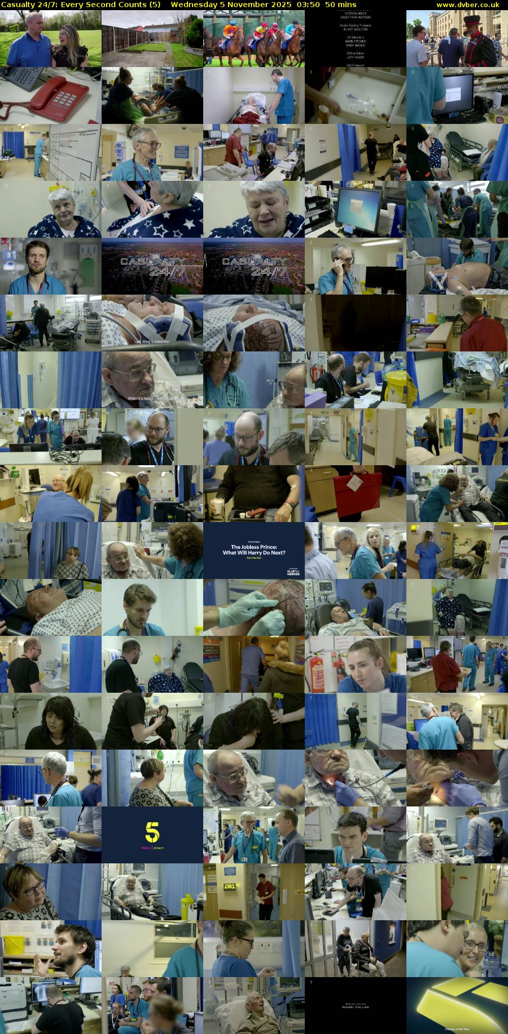 Casualty 24/7: Every Second Counts (5) Wednesday 5 November 2025 03:50 - 04:40
