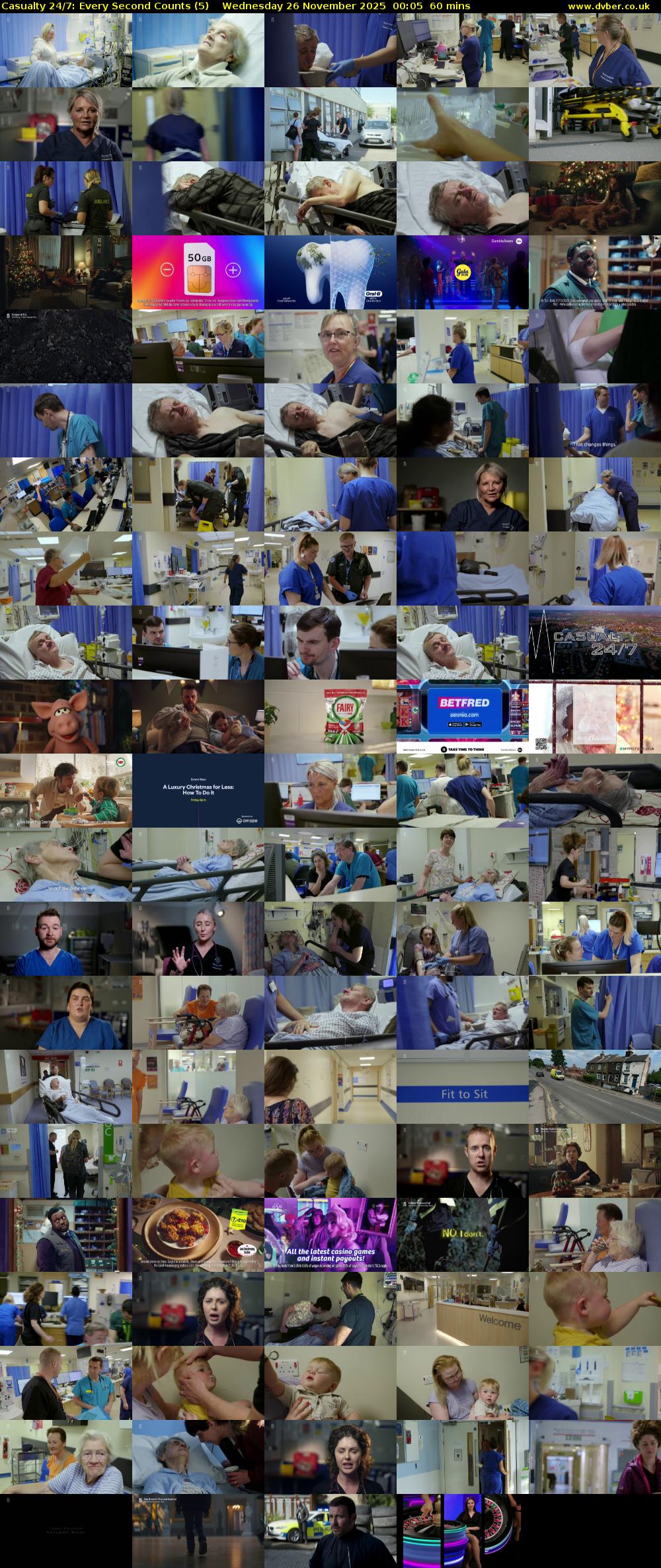 Casualty 24/7: Every Second Counts (5) Wednesday 26 November 2025 00:05 - 01:05