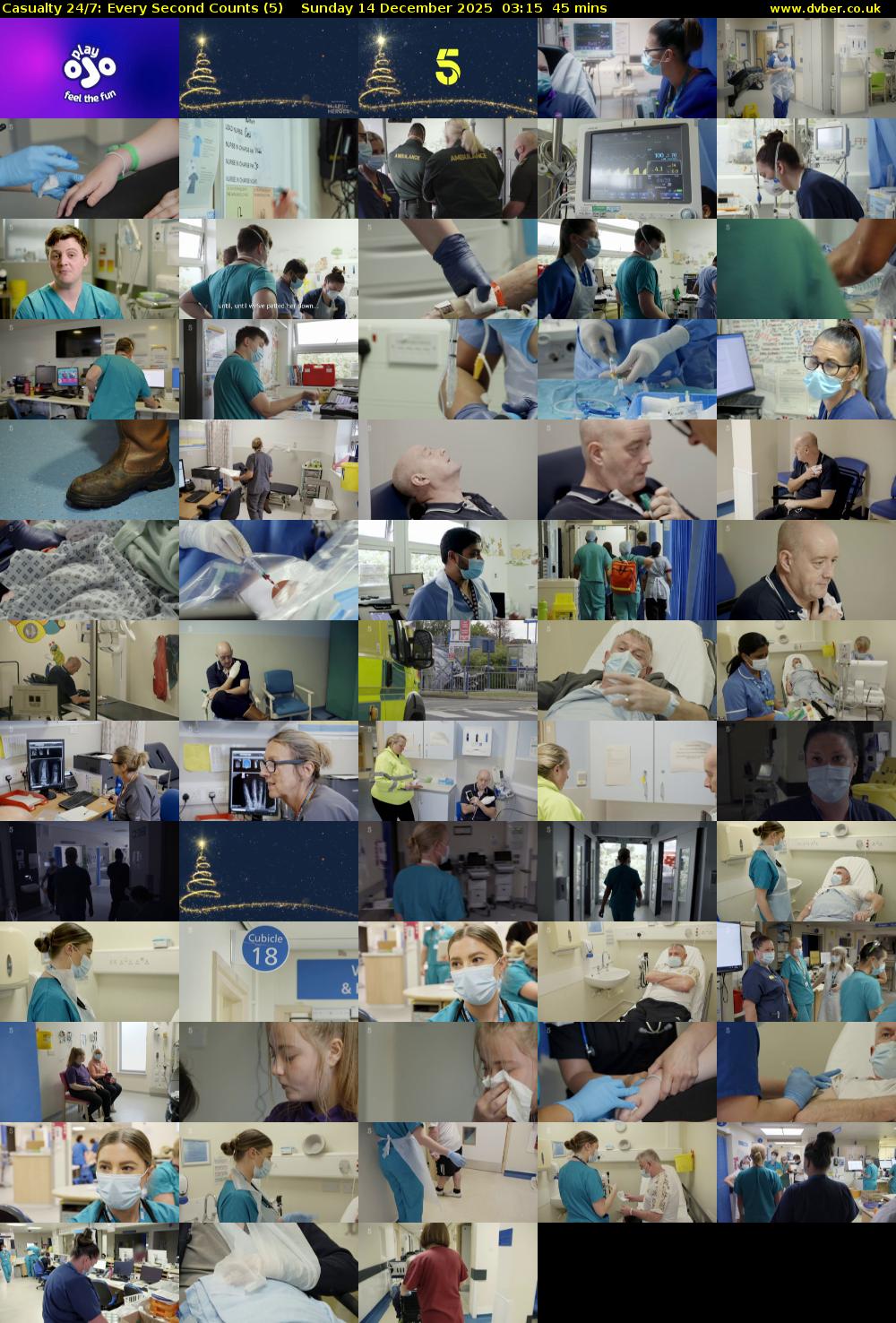 Casualty 24/7: Every Second Counts (5) Sunday 14 December 2025 03:15 - 04:00