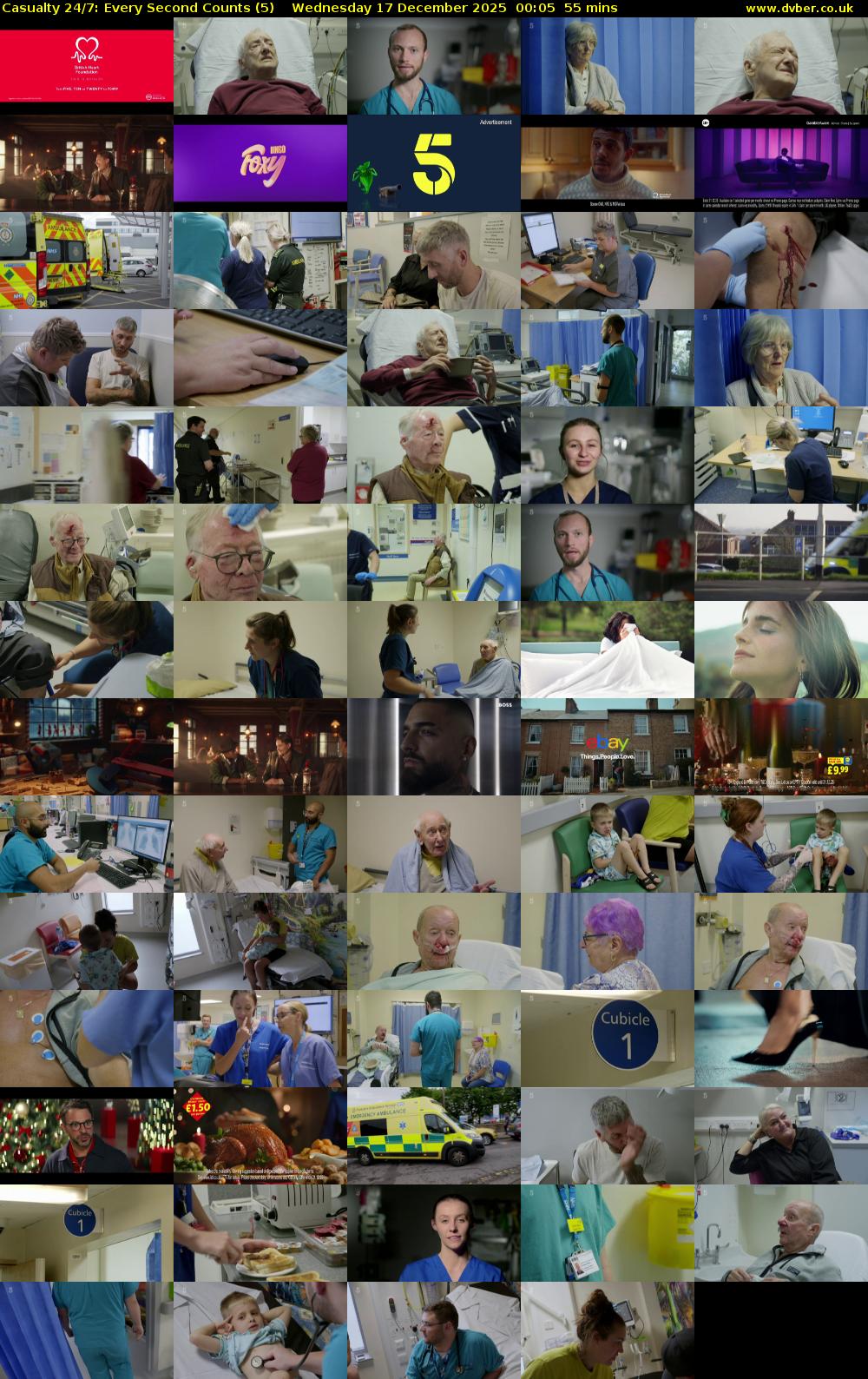 Casualty 24/7: Every Second Counts (5) Wednesday 17 December 2025 00:05 - 01:00