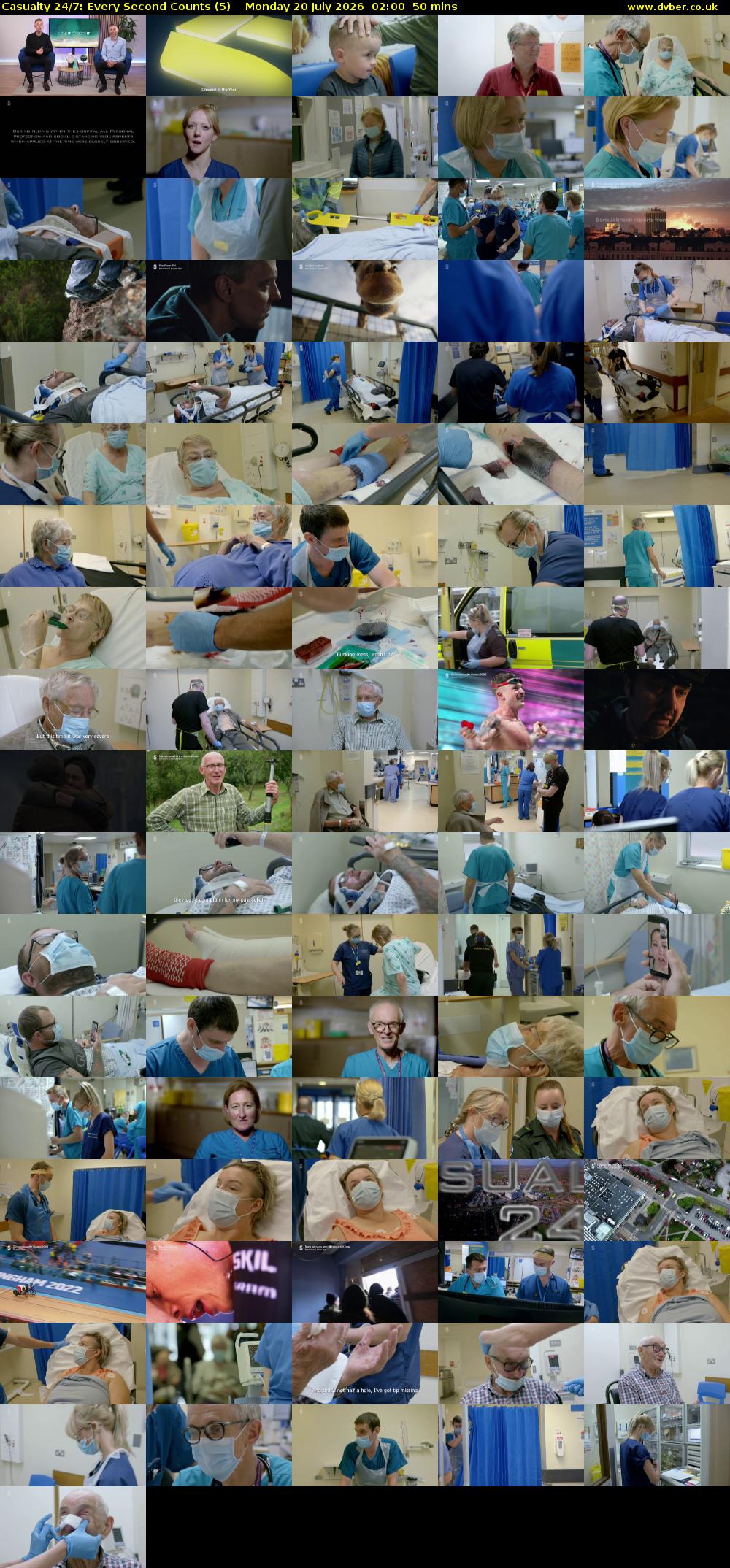 Casualty 24/7: Every Second Counts (5) Monday 20 July 2026 02:00 - 02:50