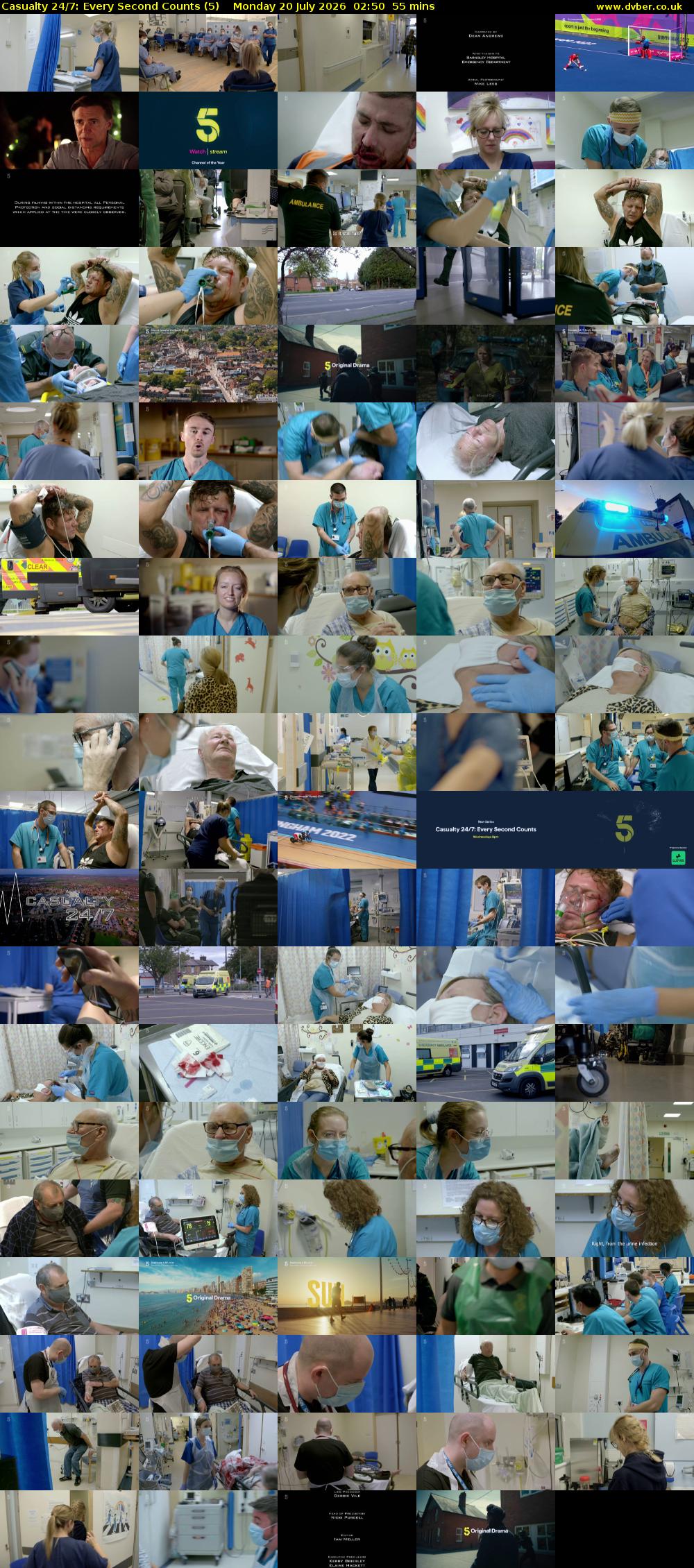 Casualty 24/7: Every Second Counts (5) Monday 20 July 2026 02:50 - 03:45