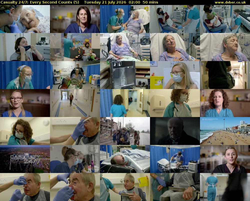 Casualty 24/7: Every Second Counts (5) Tuesday 21 July 2026 02:00 - 02:50