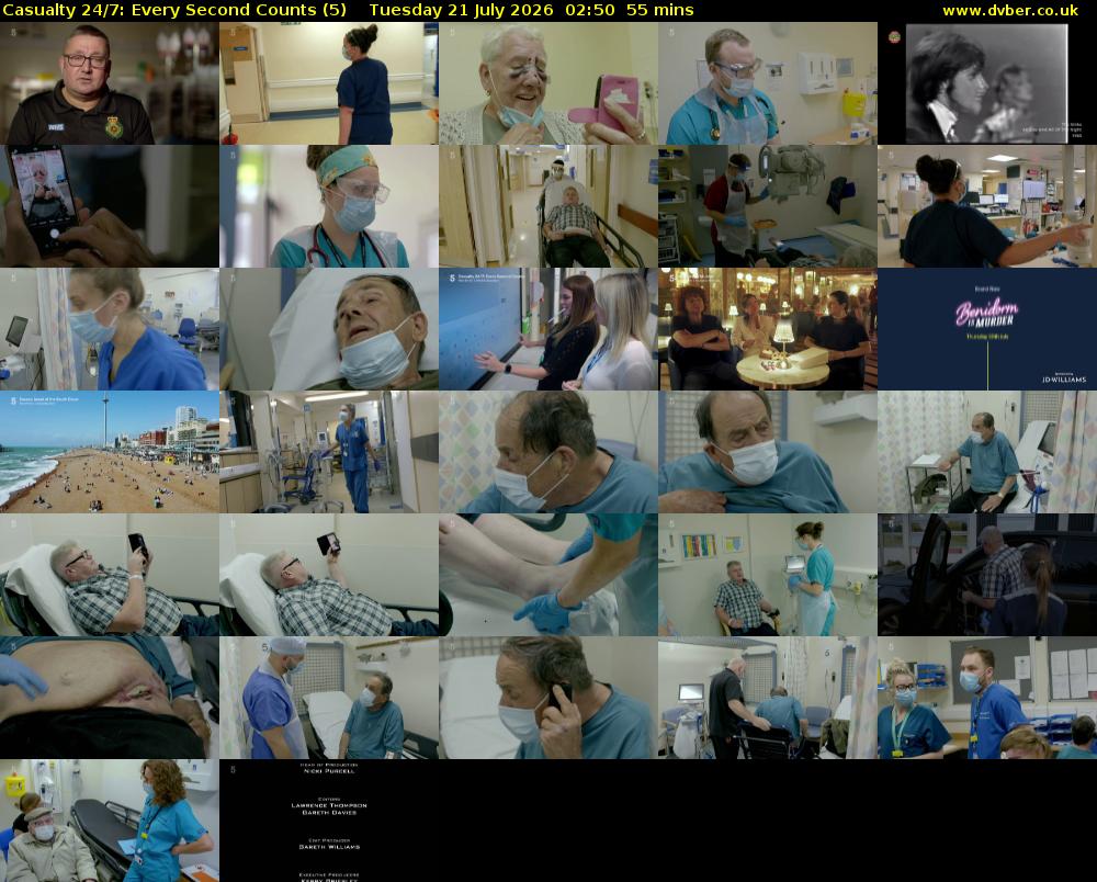 Casualty 24/7: Every Second Counts (5) Tuesday 21 July 2026 02:50 - 03:45